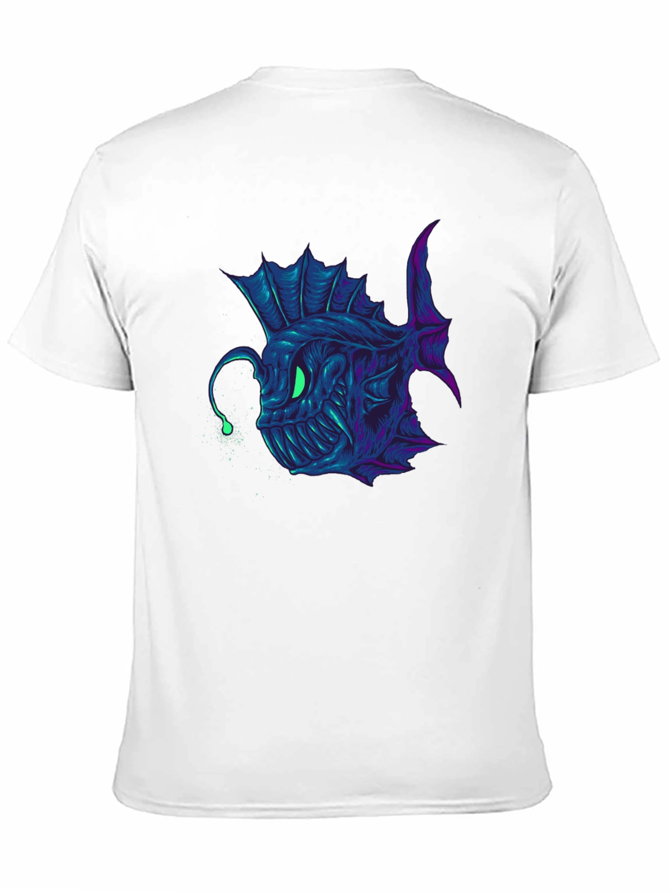 Angler Fish Graphic Tee - Bold Underwater Style