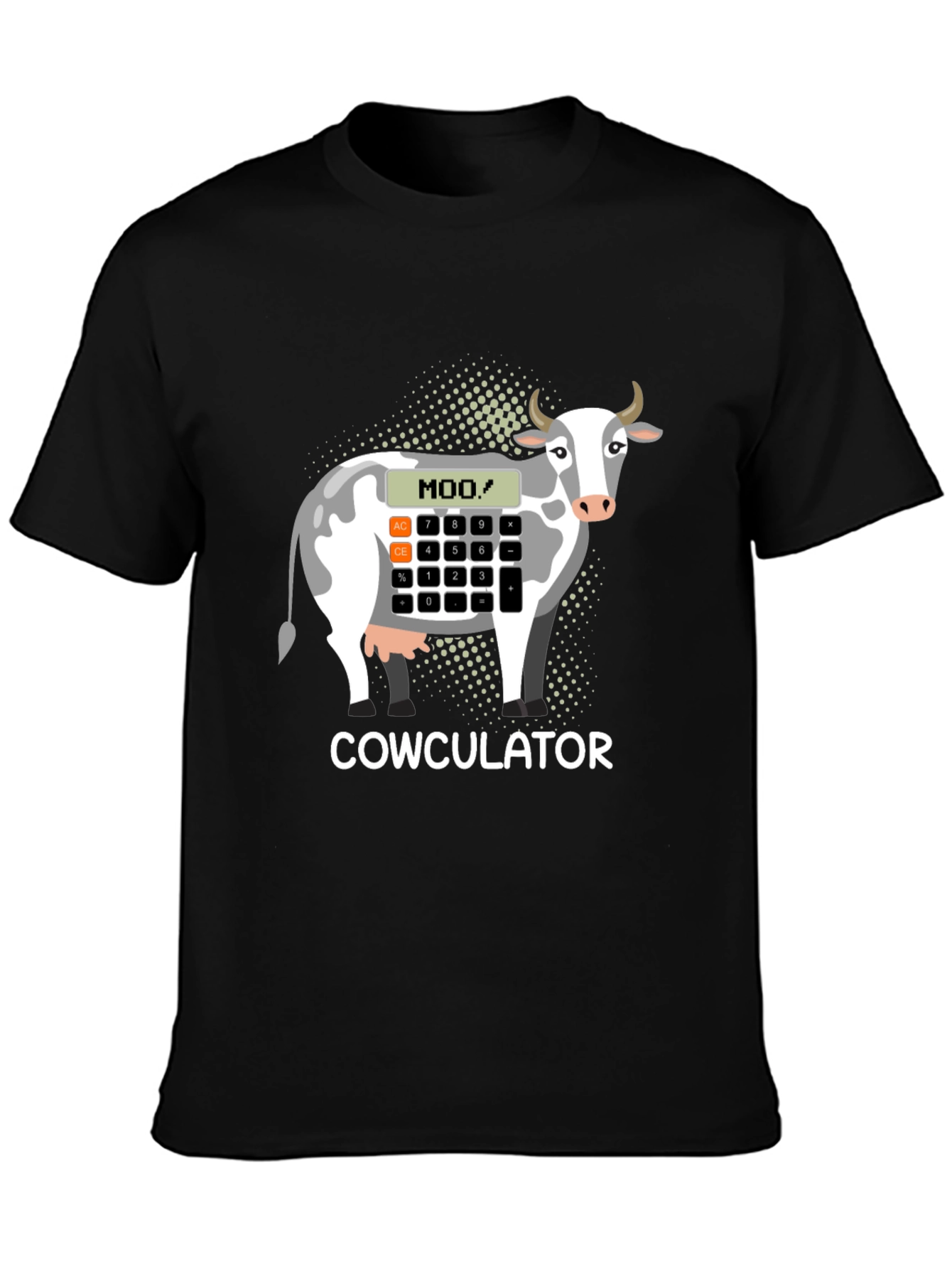 Cowculator T-Shirt - Funny Cow Calculator Design