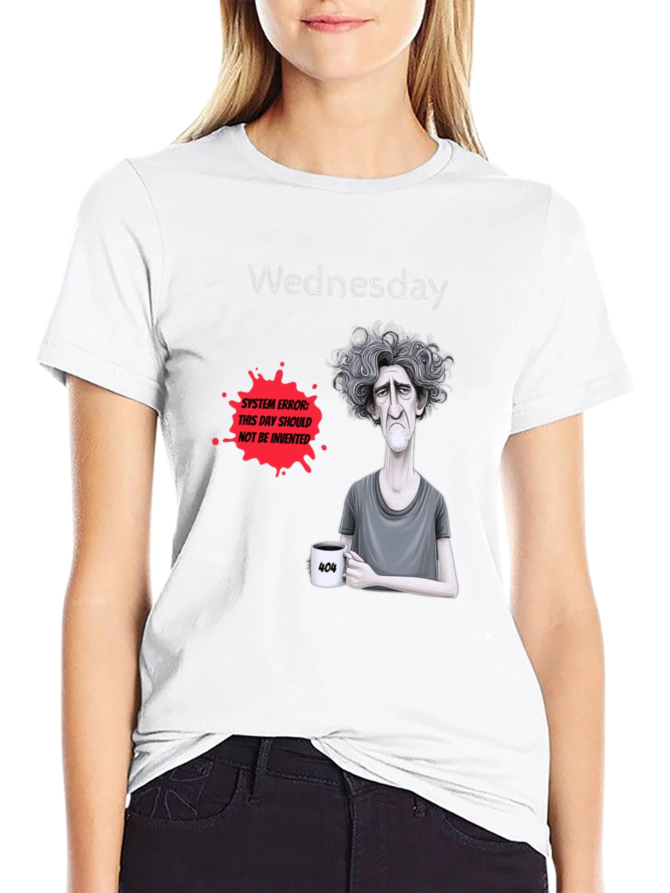 Wednesday System Error Tee
