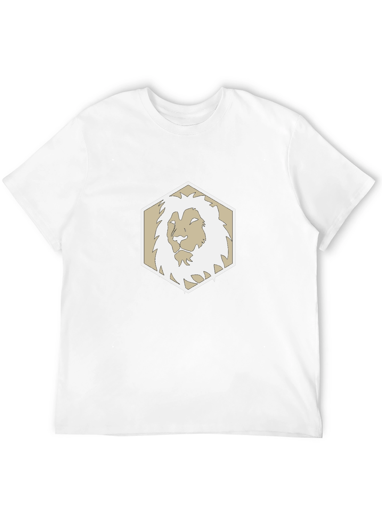 Lion Emblem Black Tee - Stylish Graphic T-Shirt