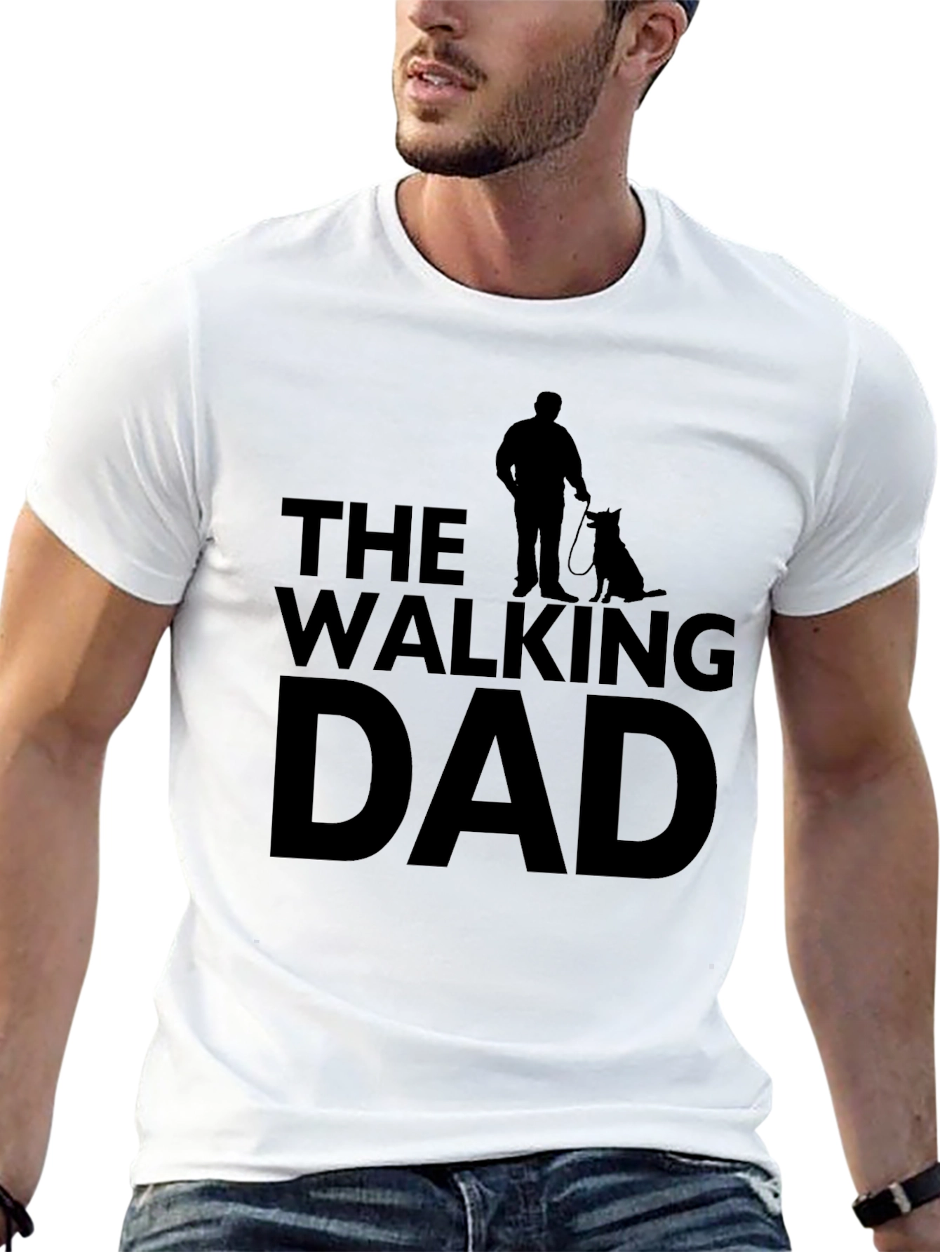The Walking Dad - Black T-Shirt