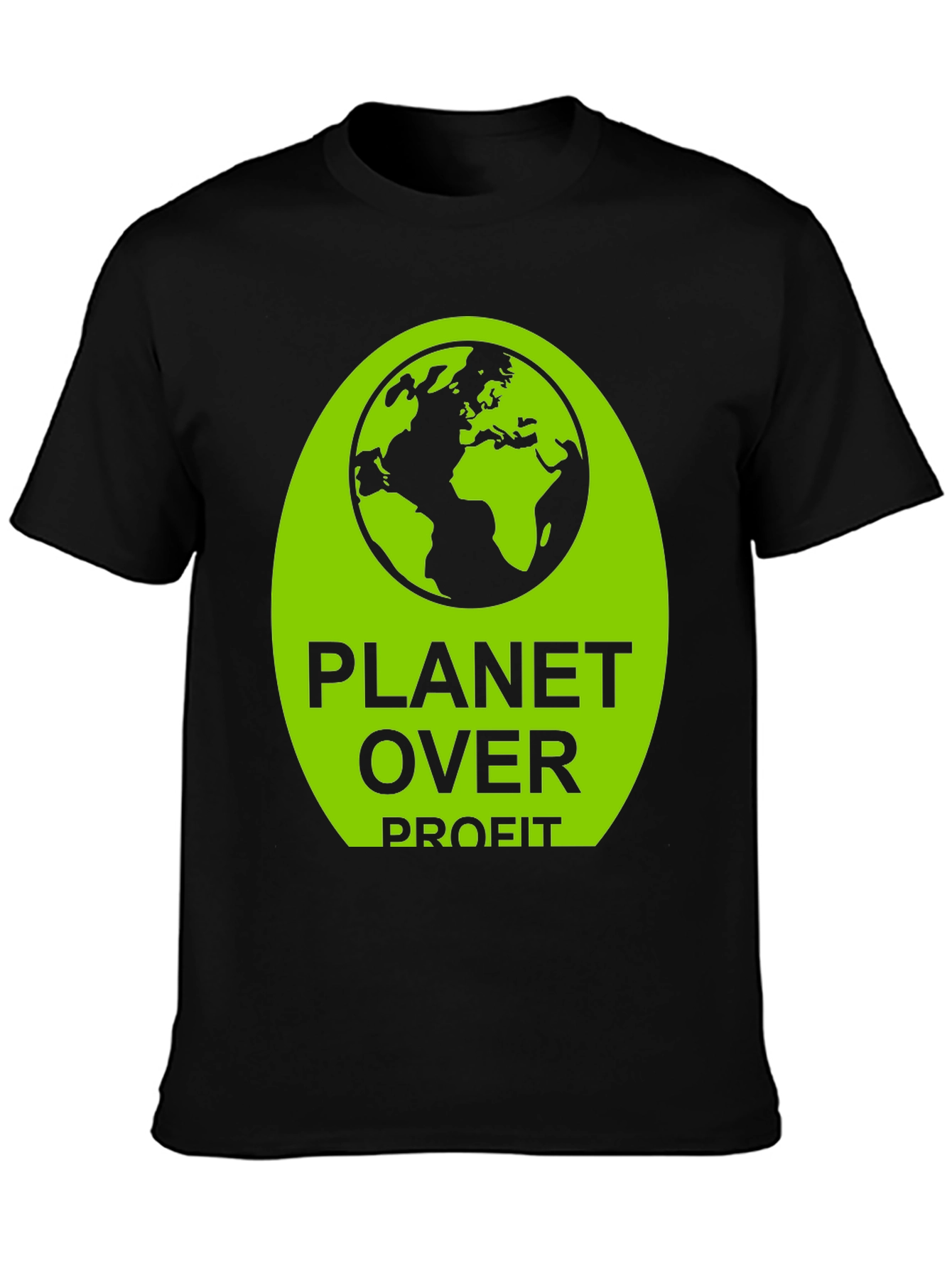 Planet Over Profit Graphic Tee - Eco-Friendly T-Shirt