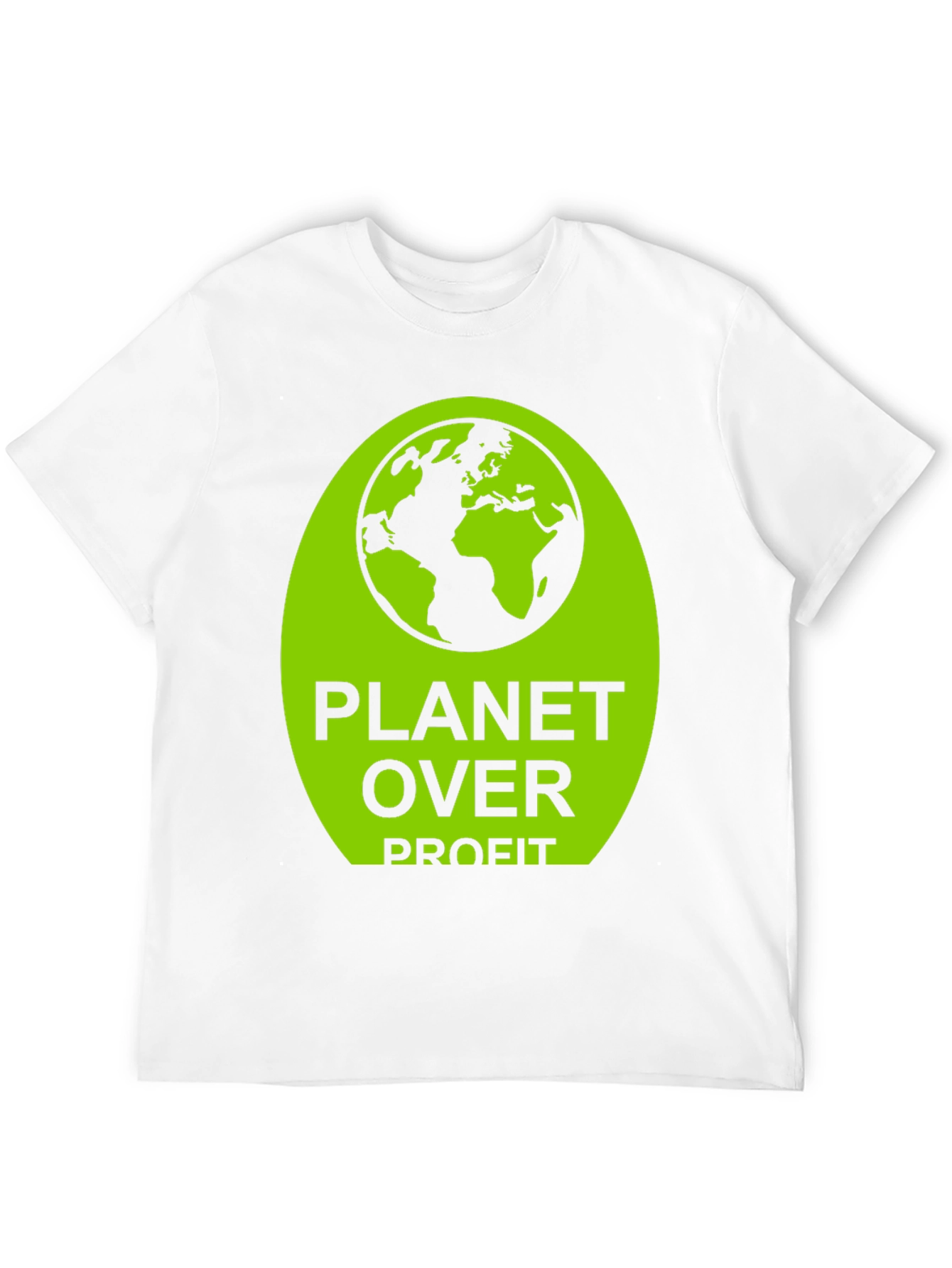 Planet Over Profit Graphic Tee - Eco-Friendly T-Shirt