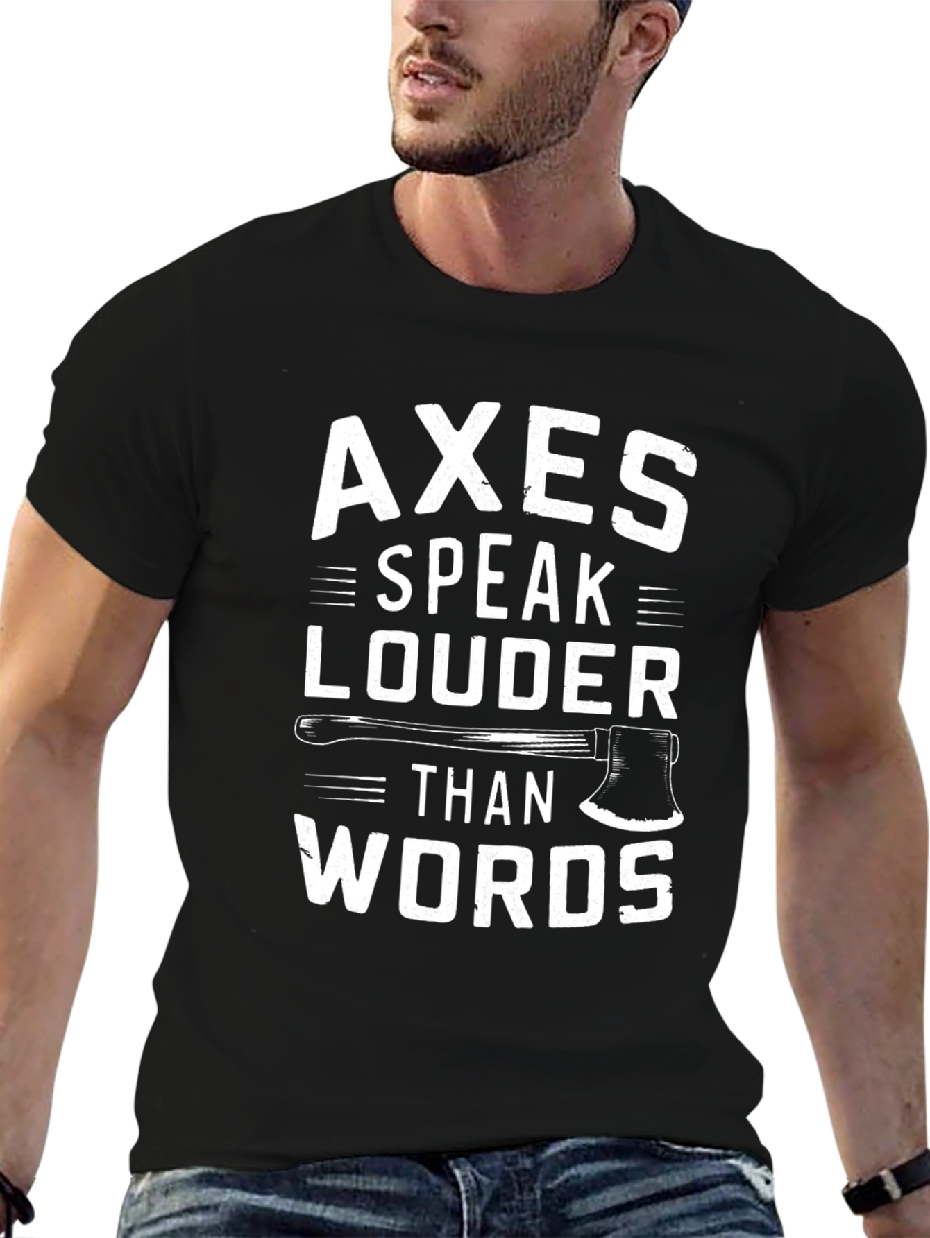 Axes Speak Louder Graphic T-Shirt