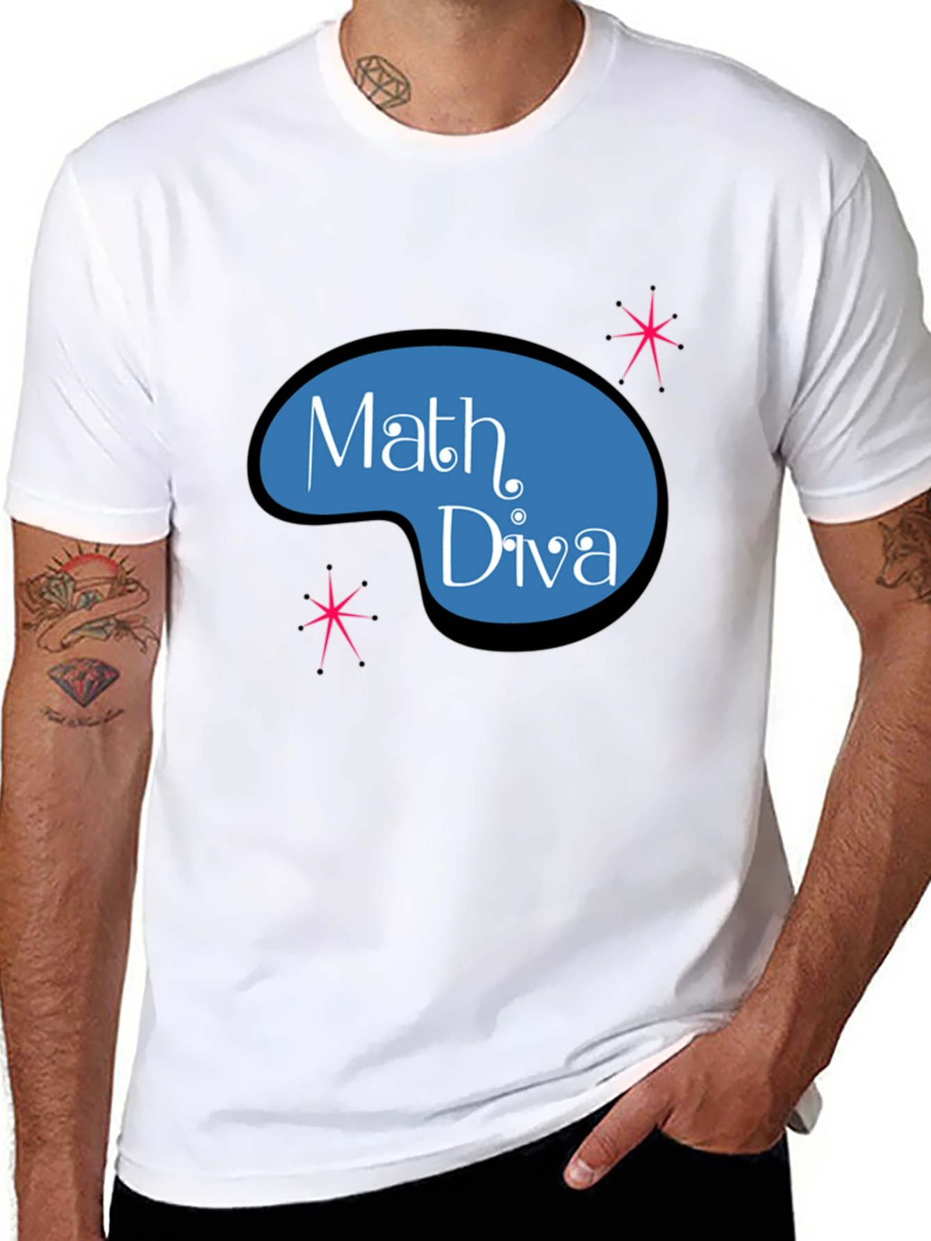 Math Diva Graphic T-Shirt - Quirky and Stylish