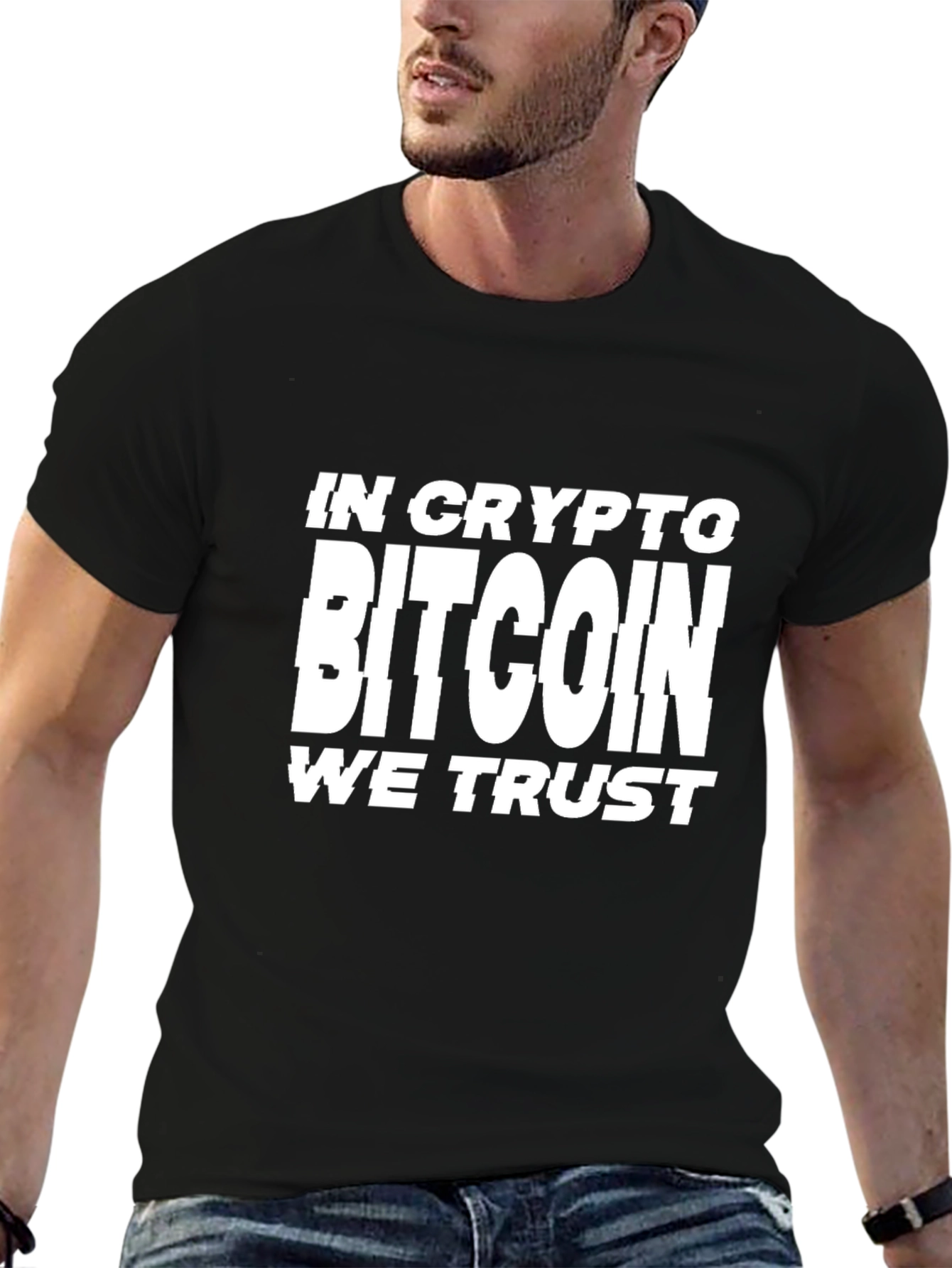 Bitcoin Crypto T-Shirt - In Crypto We Trust Tee