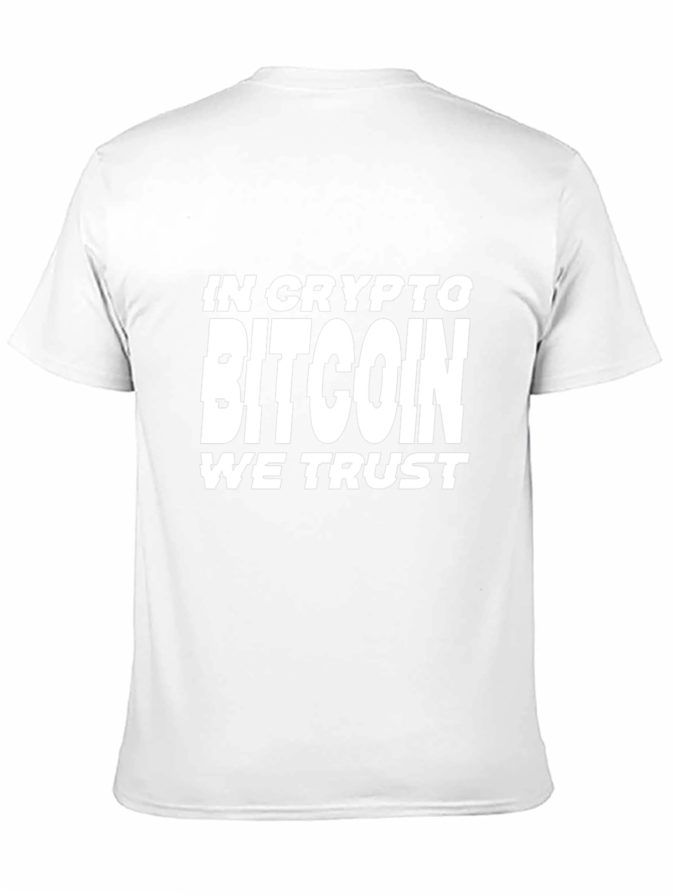 Bitcoin Crypto T-Shirt - In Crypto We Trust Tee