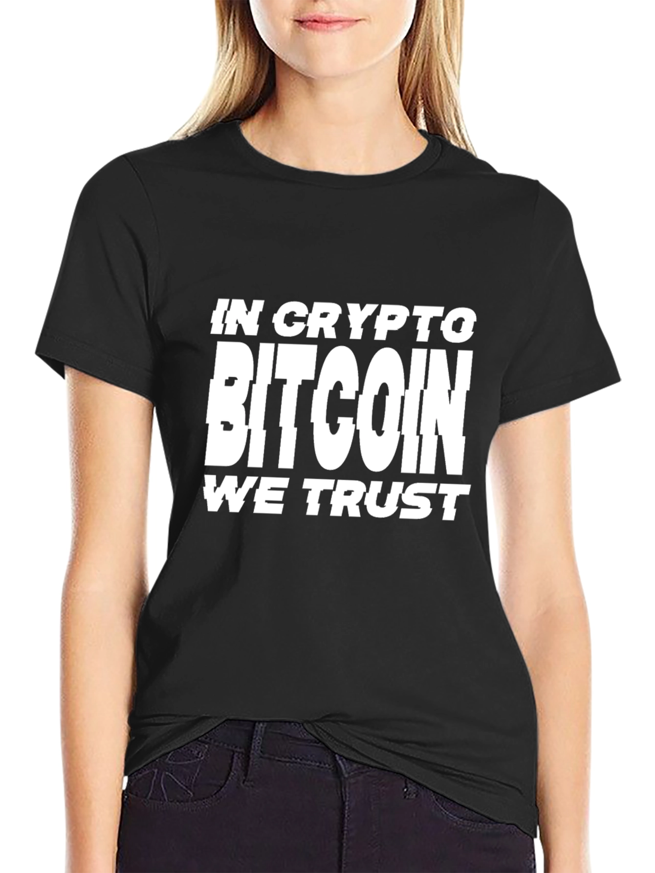 Bitcoin Crypto T-Shirt - In Crypto We Trust Tee