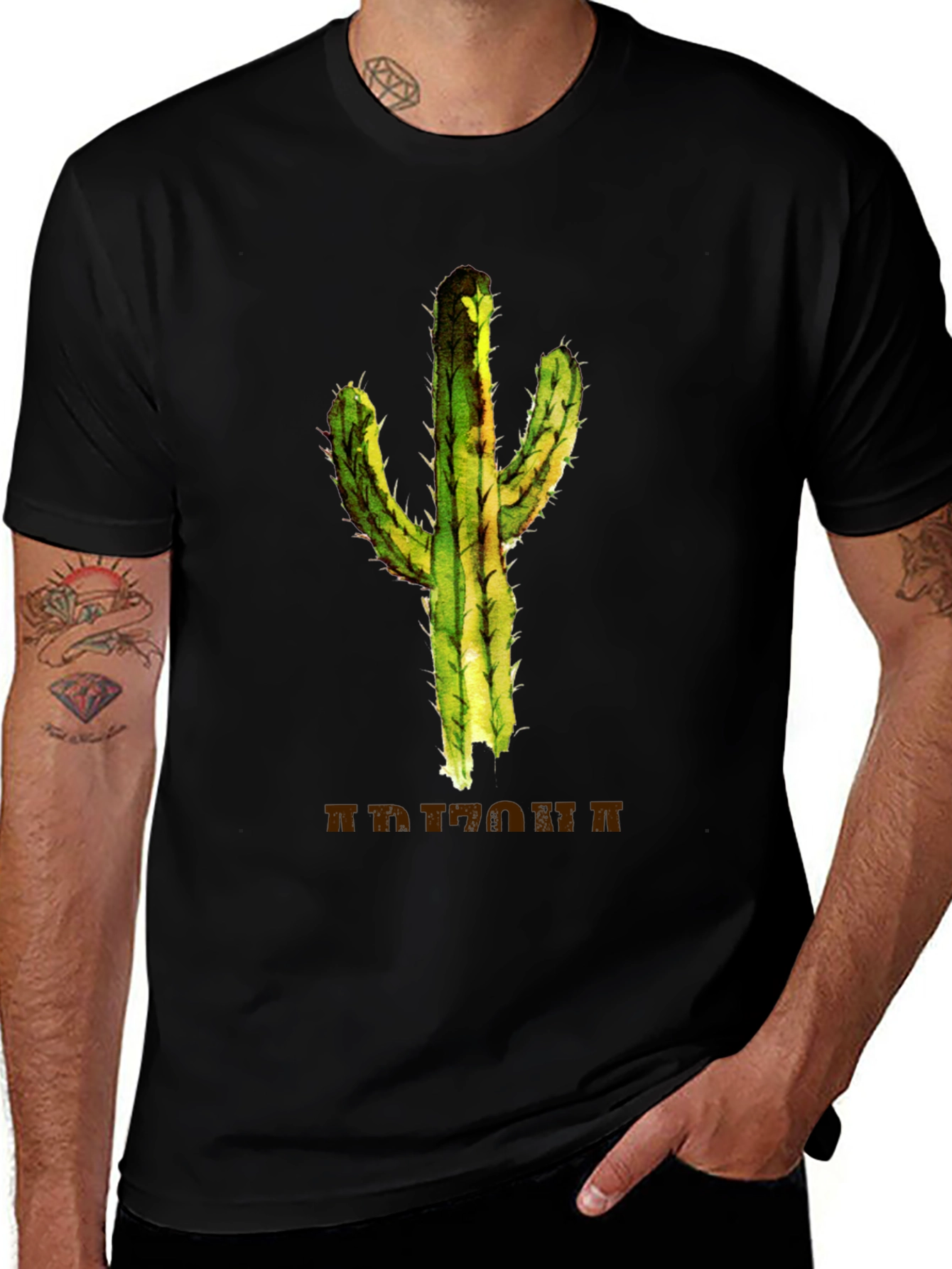 Cactus Arizona Graphic T-Shirt - Desert Style