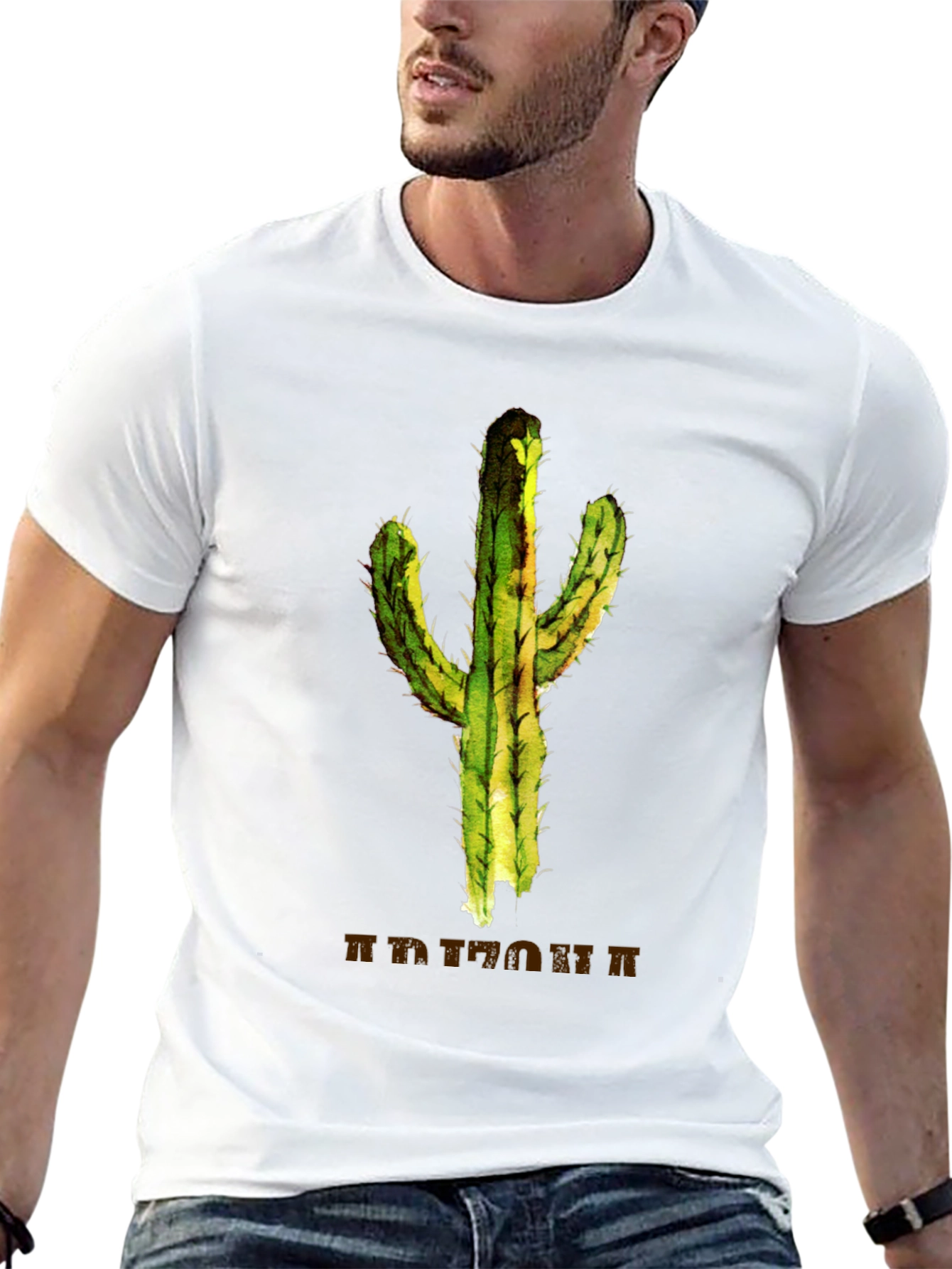 Cactus Arizona Graphic T-Shirt - Desert Style
