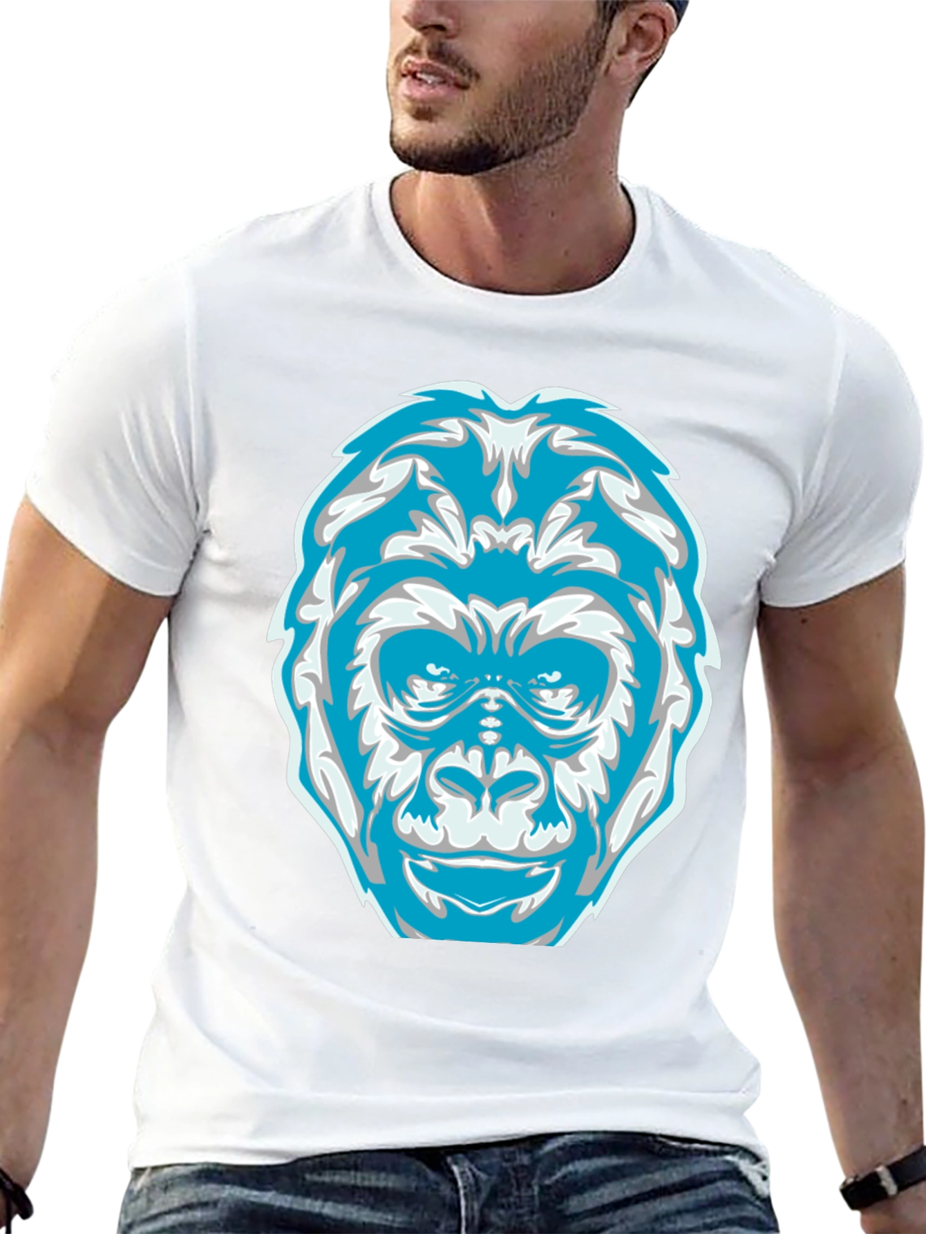 Cool Gorilla Graphic Tee - Mens Black T-Shirt