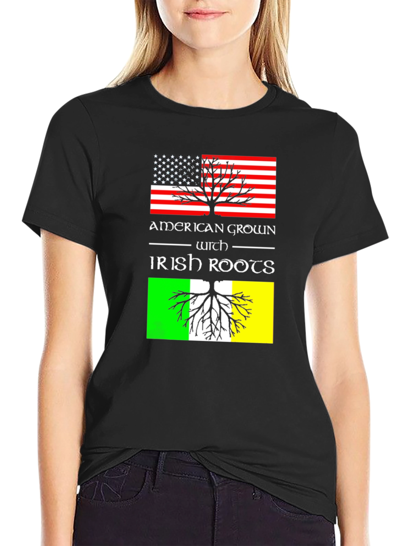 American Grown Irish Roots T-Shirt