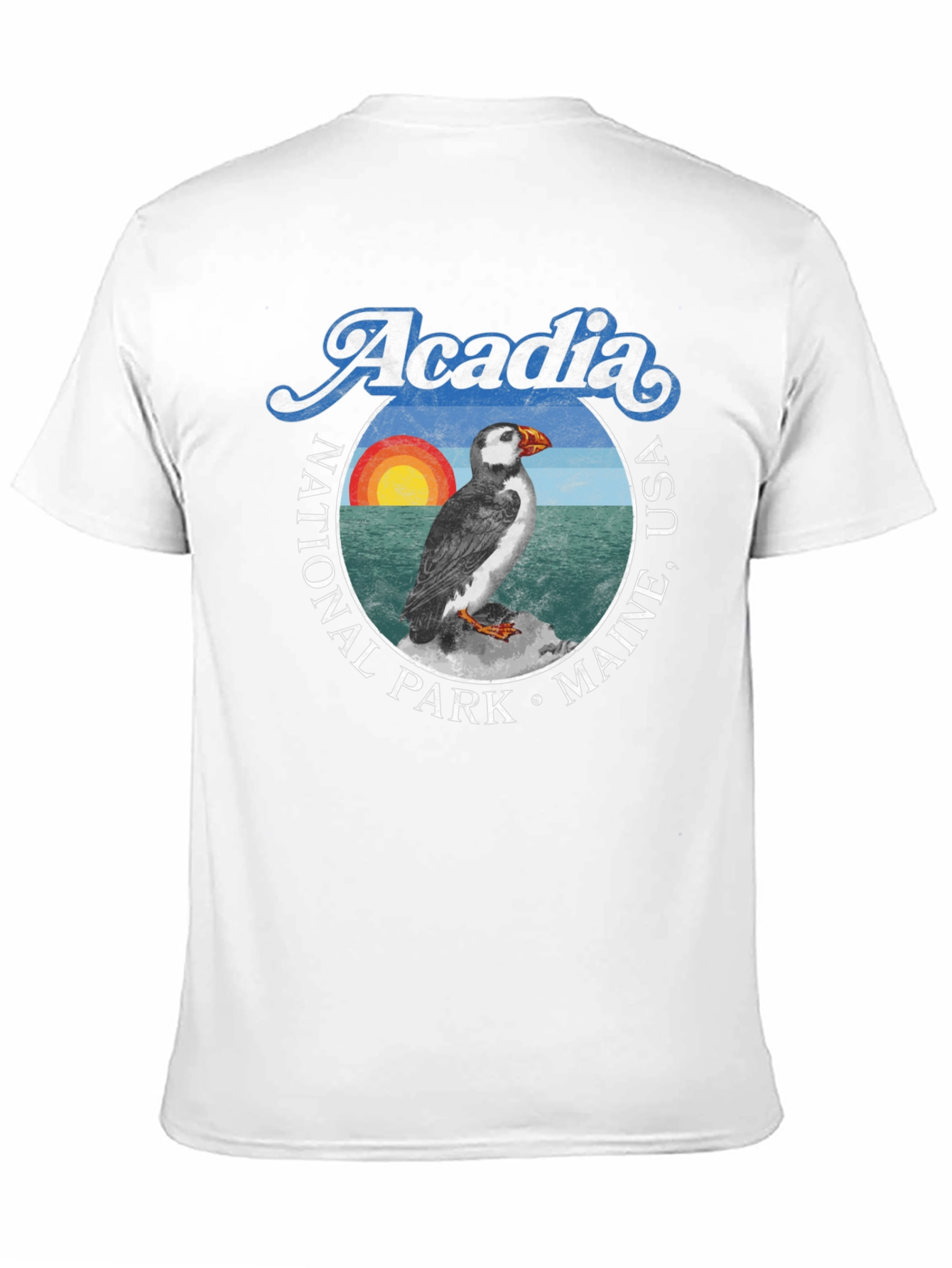 Acadia National Park T-Shirt Maine USA Puffin