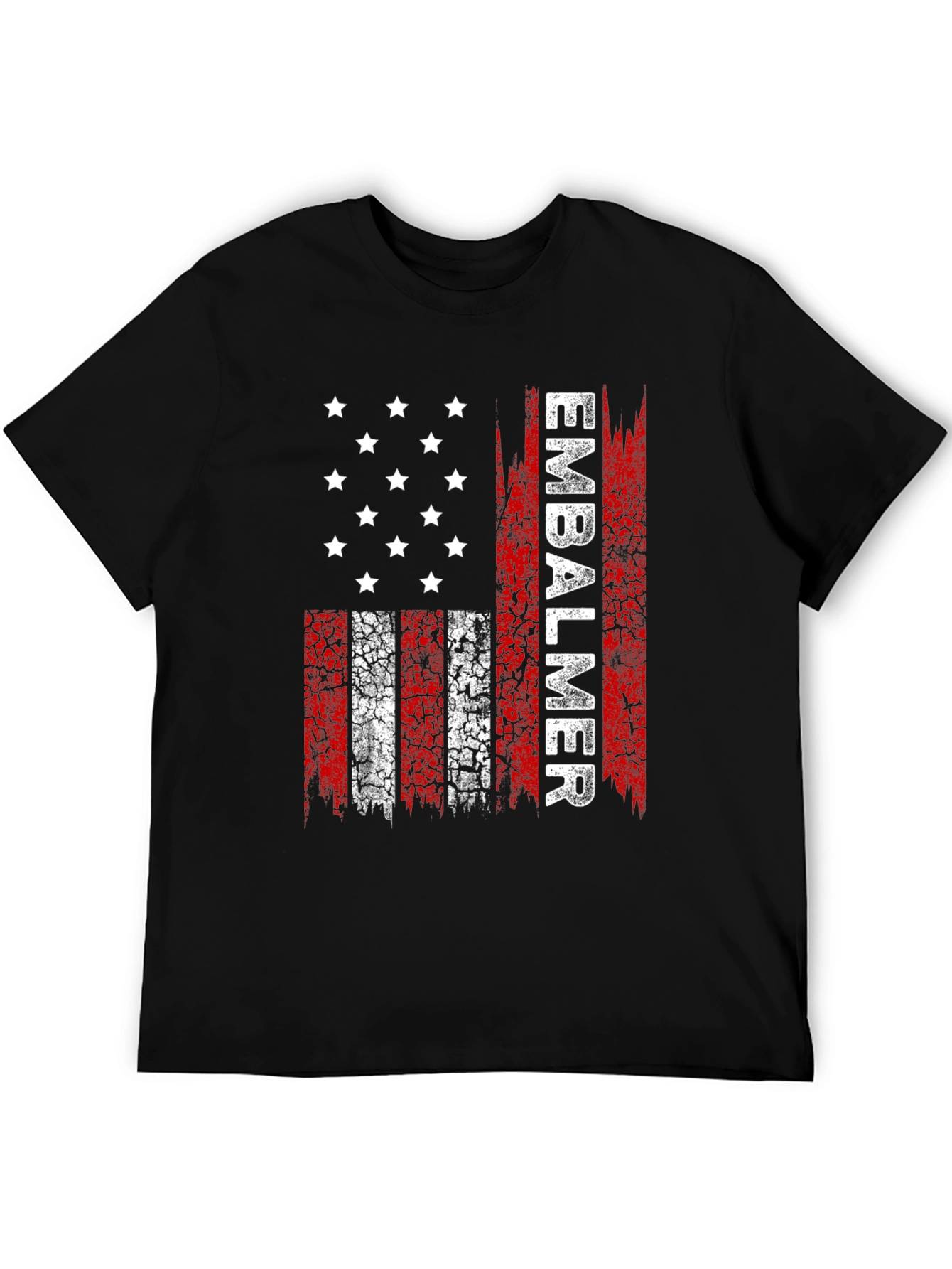 Embalmer American Flag Graphic Tee