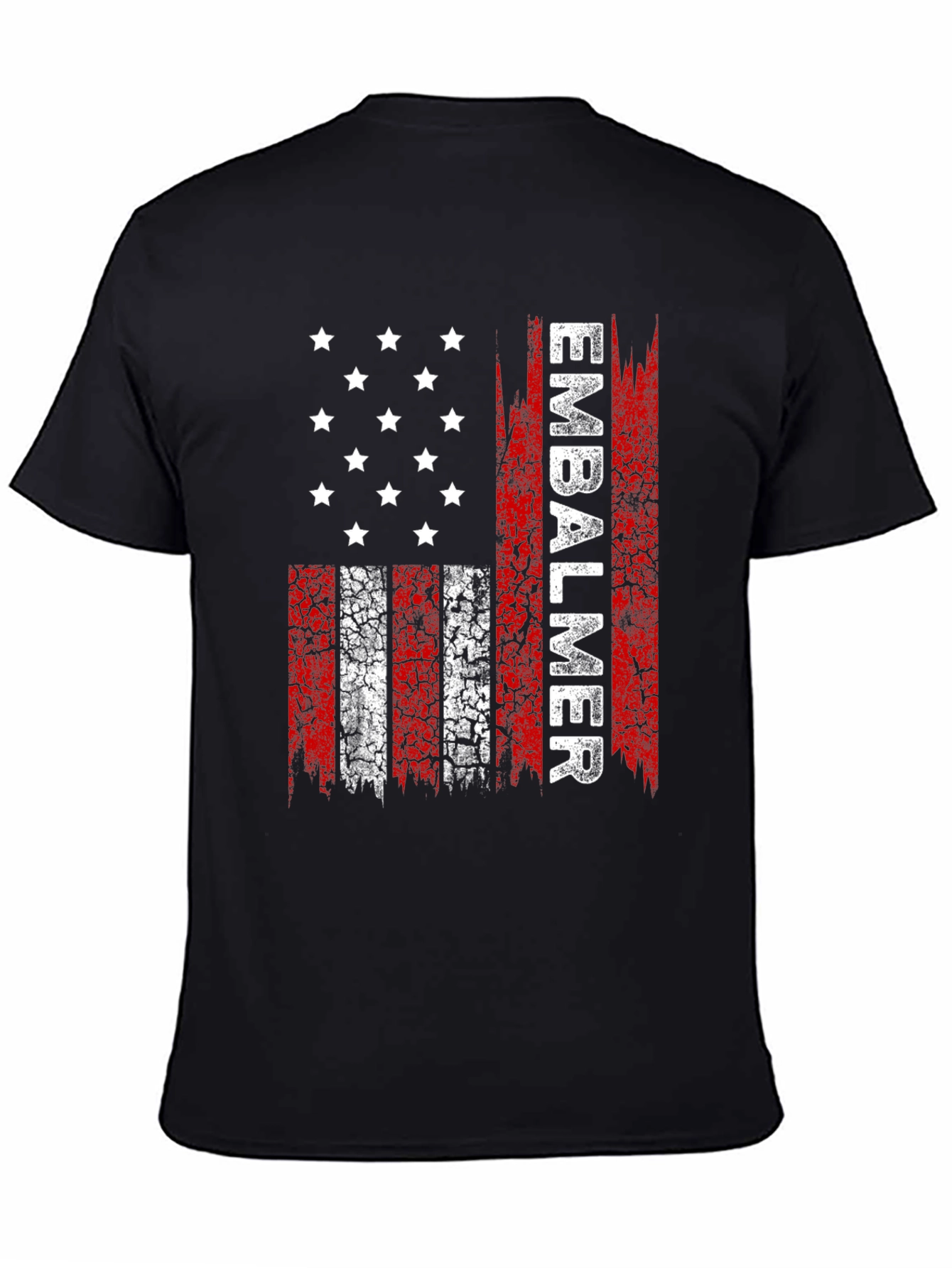 Embalmer American Flag Graphic Tee