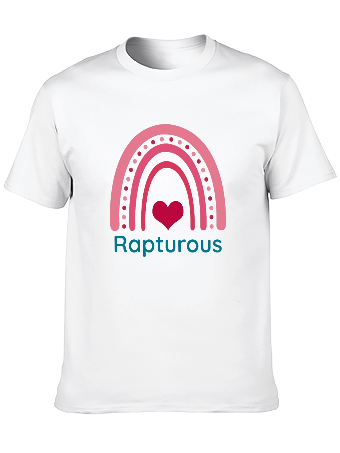 Rapturous Rainbow Heart Graphic Tee