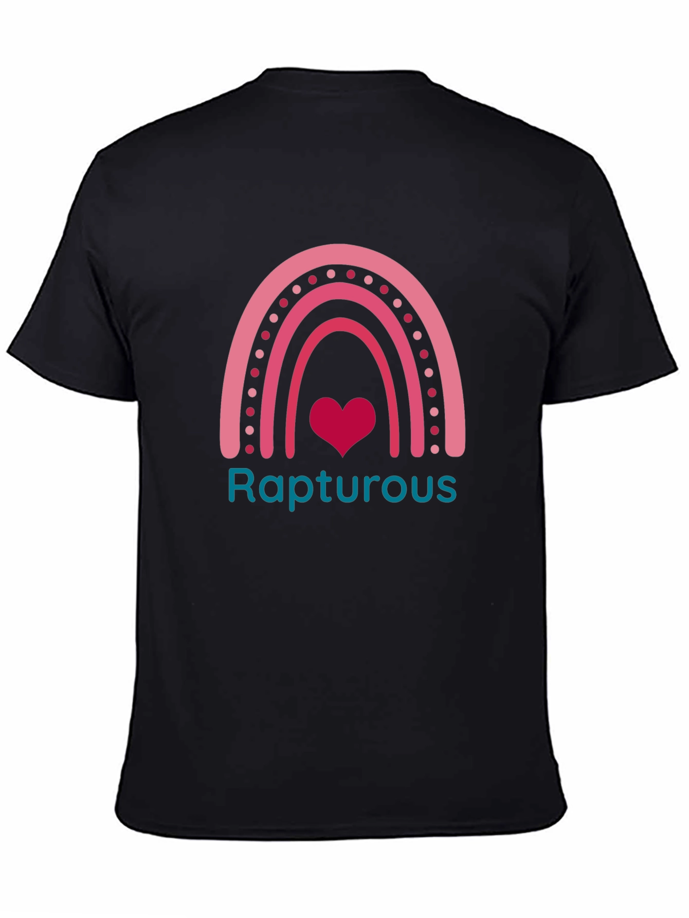 Rapturous Rainbow Heart Graphic Tee