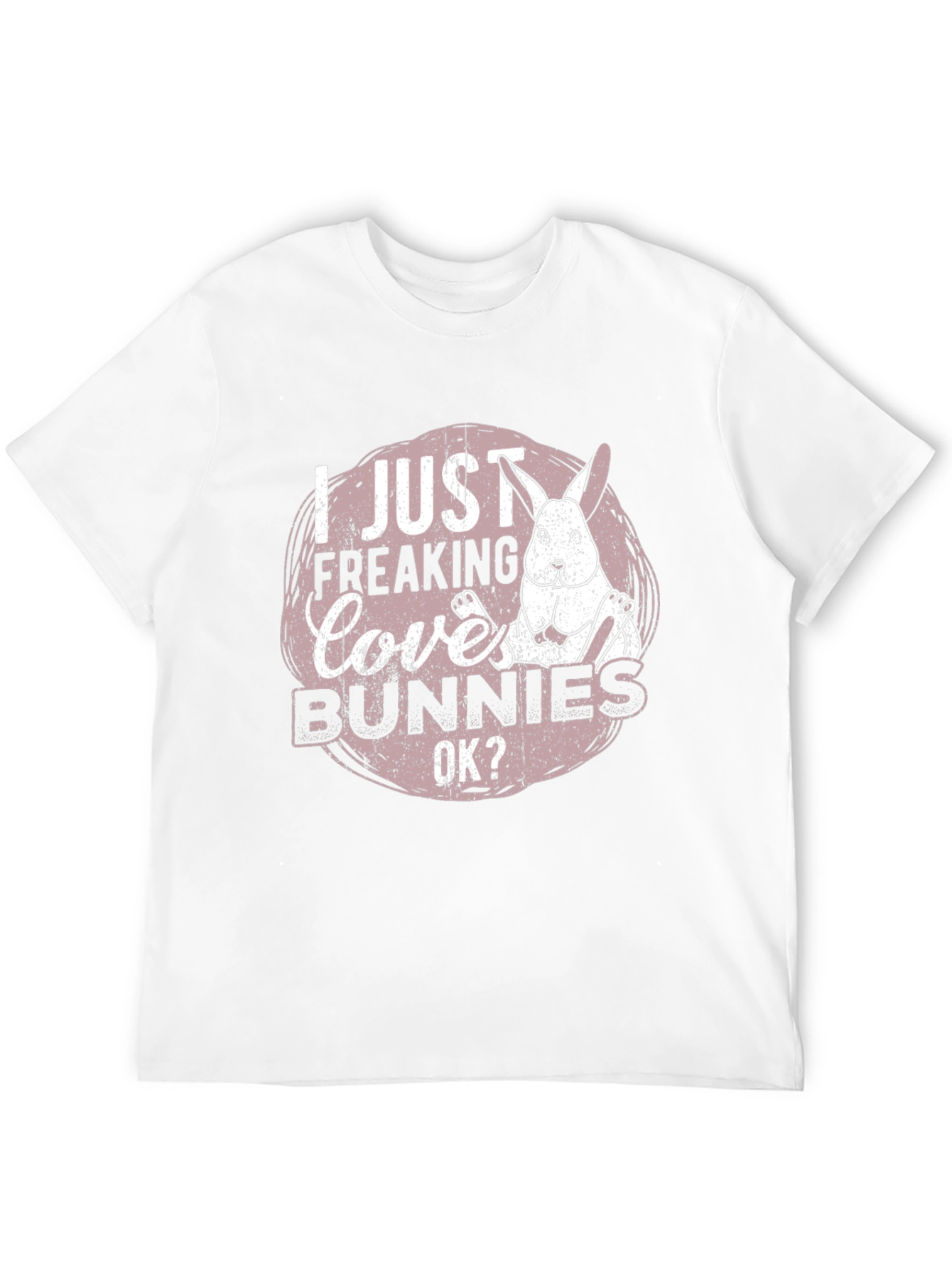 I Just Freaking Love Bunnies Graphic Tee