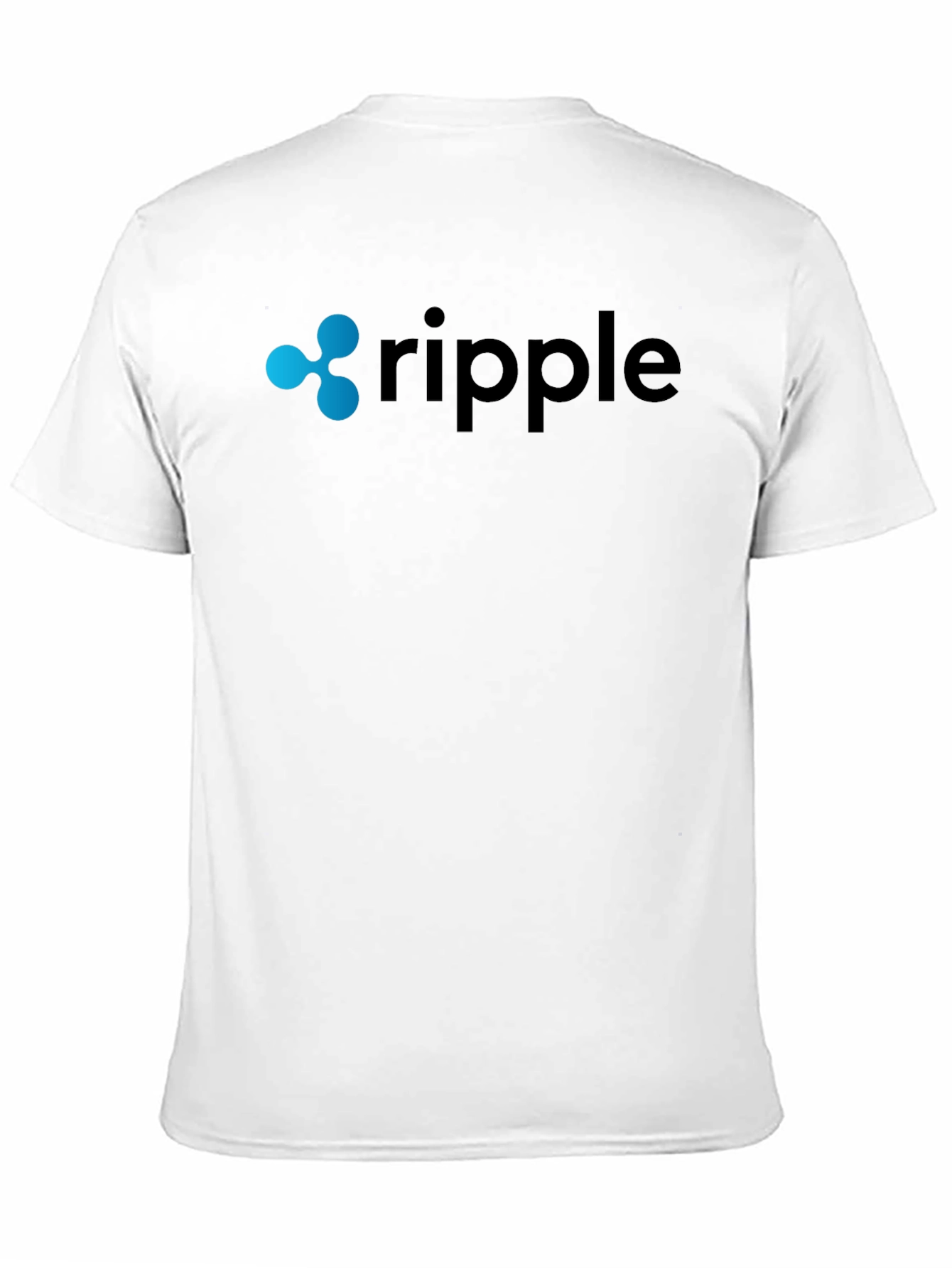 Ripple Crypto Black T-Shirt for Men