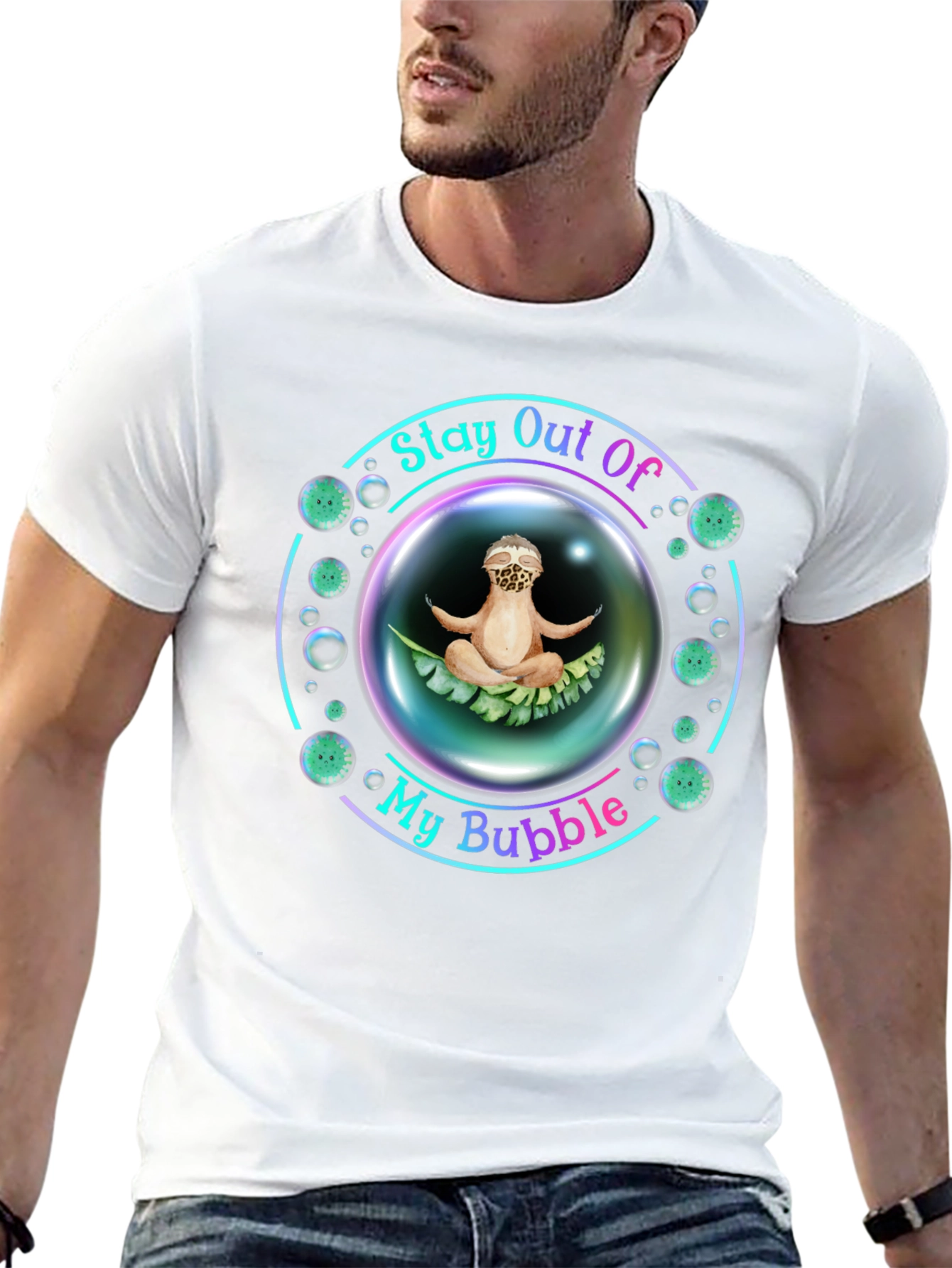 Stay Out Of My Bubble Graphic Tee