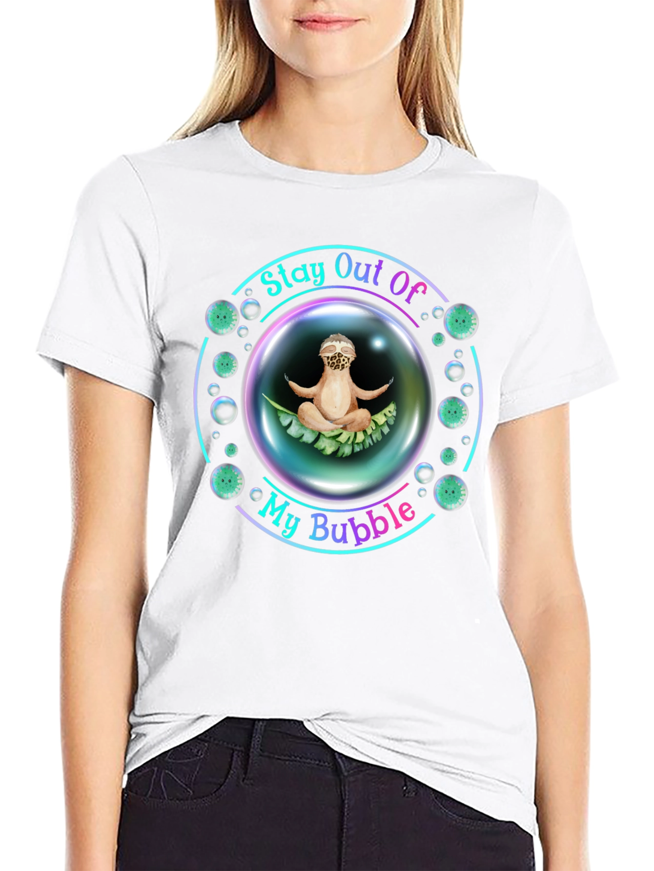 Stay Out Of My Bubble Graphic Tee