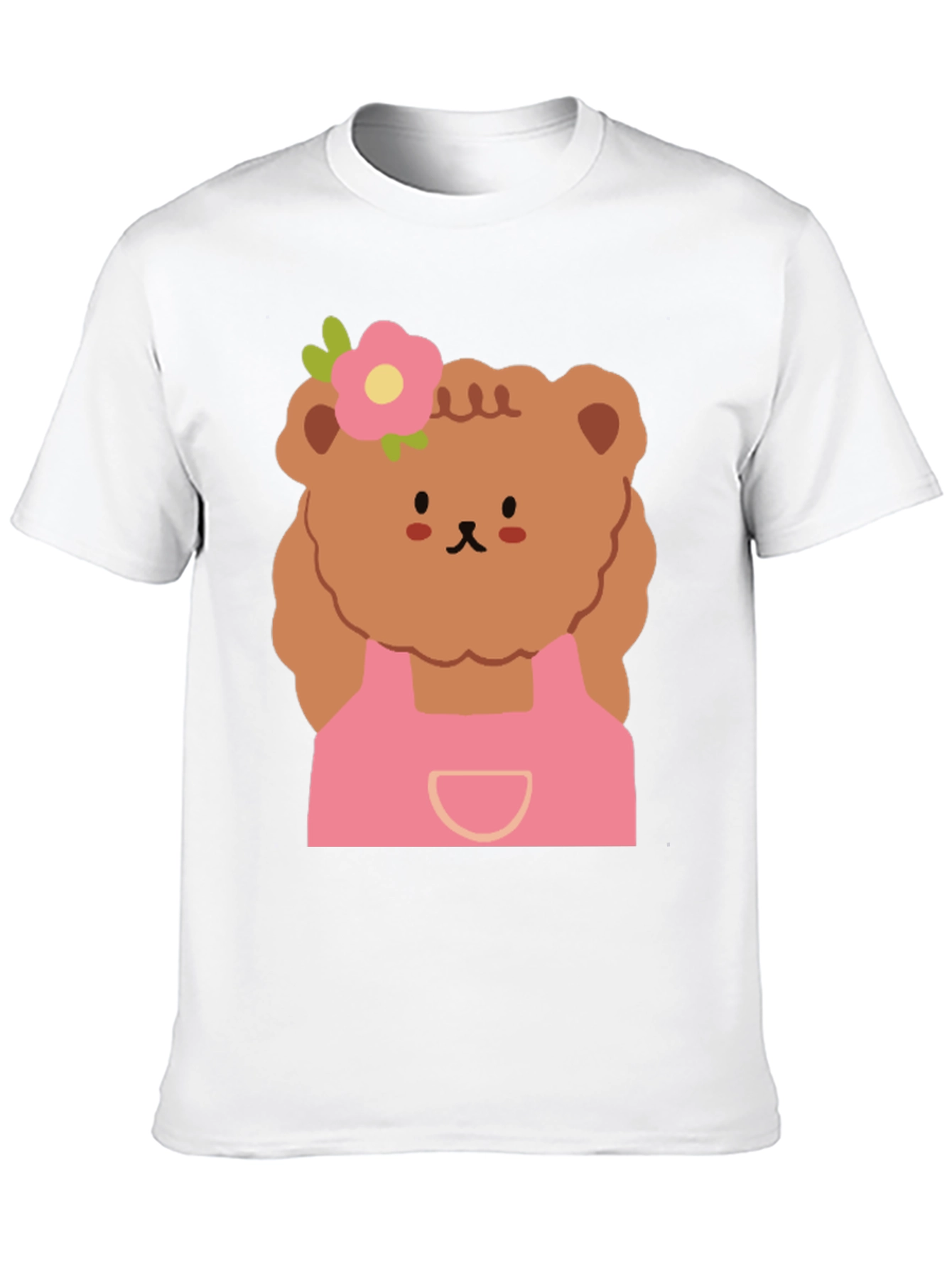 Cute Bear Graphic Tee - Black T-Shirt