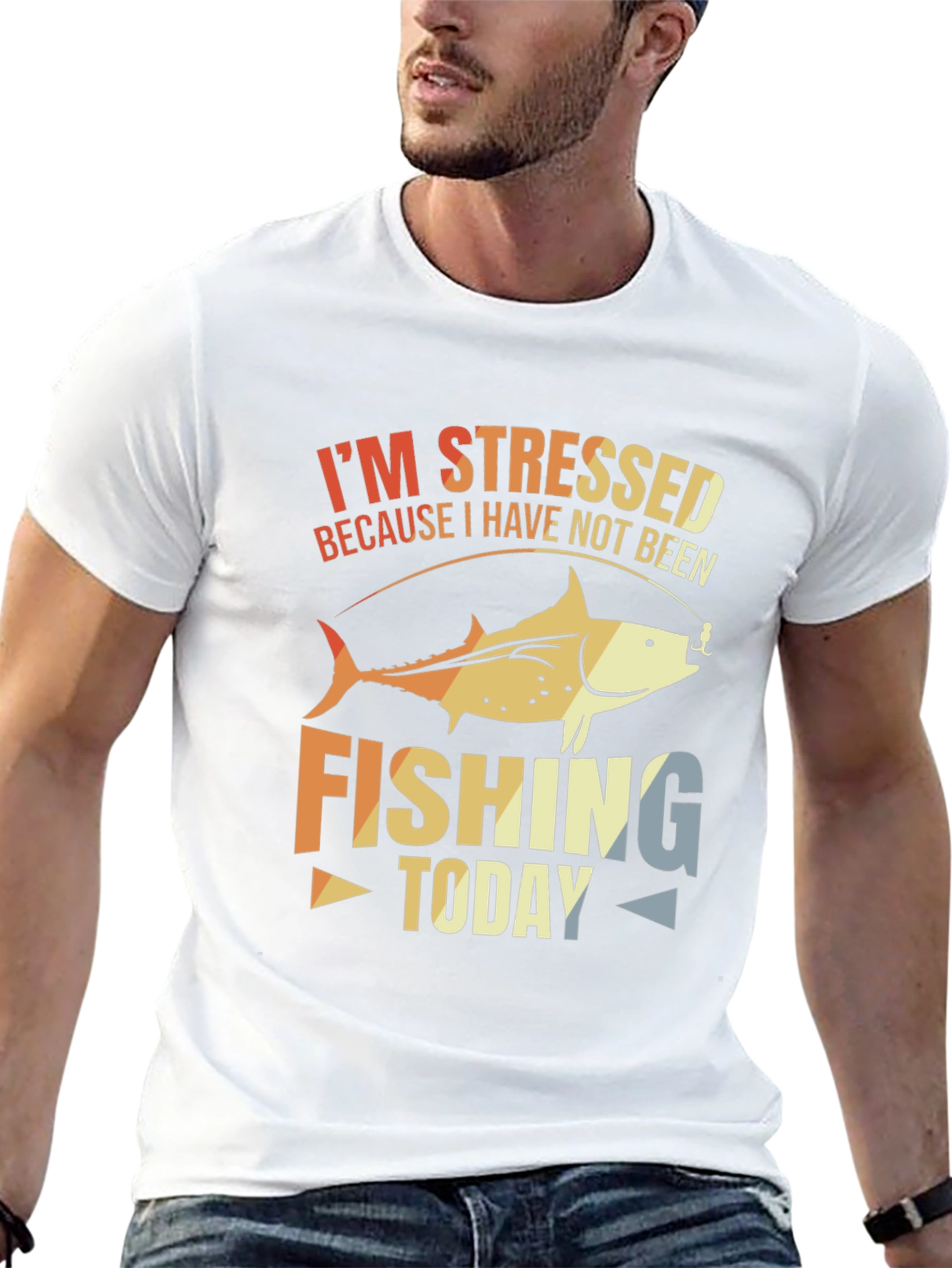 Stressed About Fishing T-Shirt