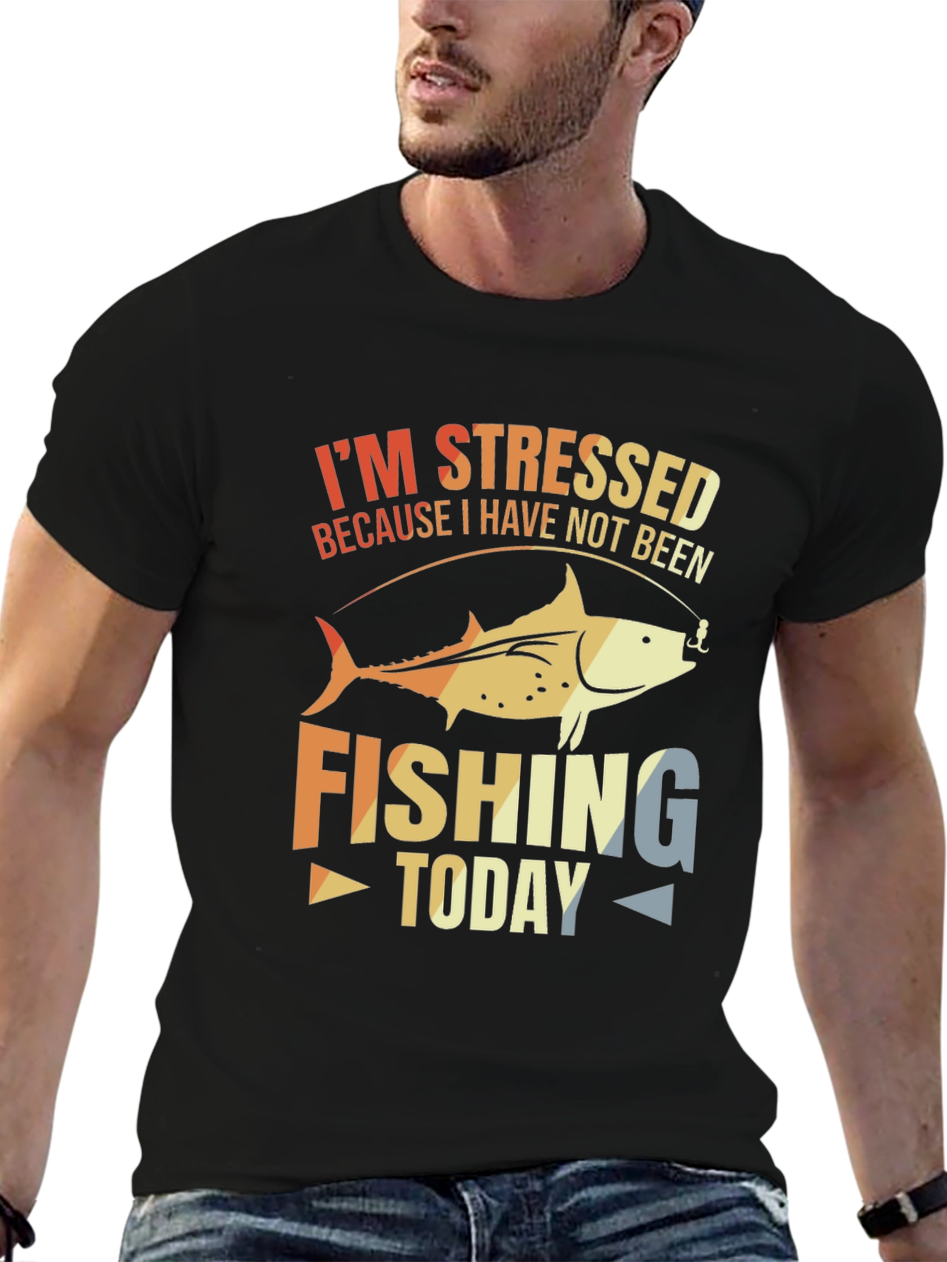 Stressed About Fishing T-Shirt