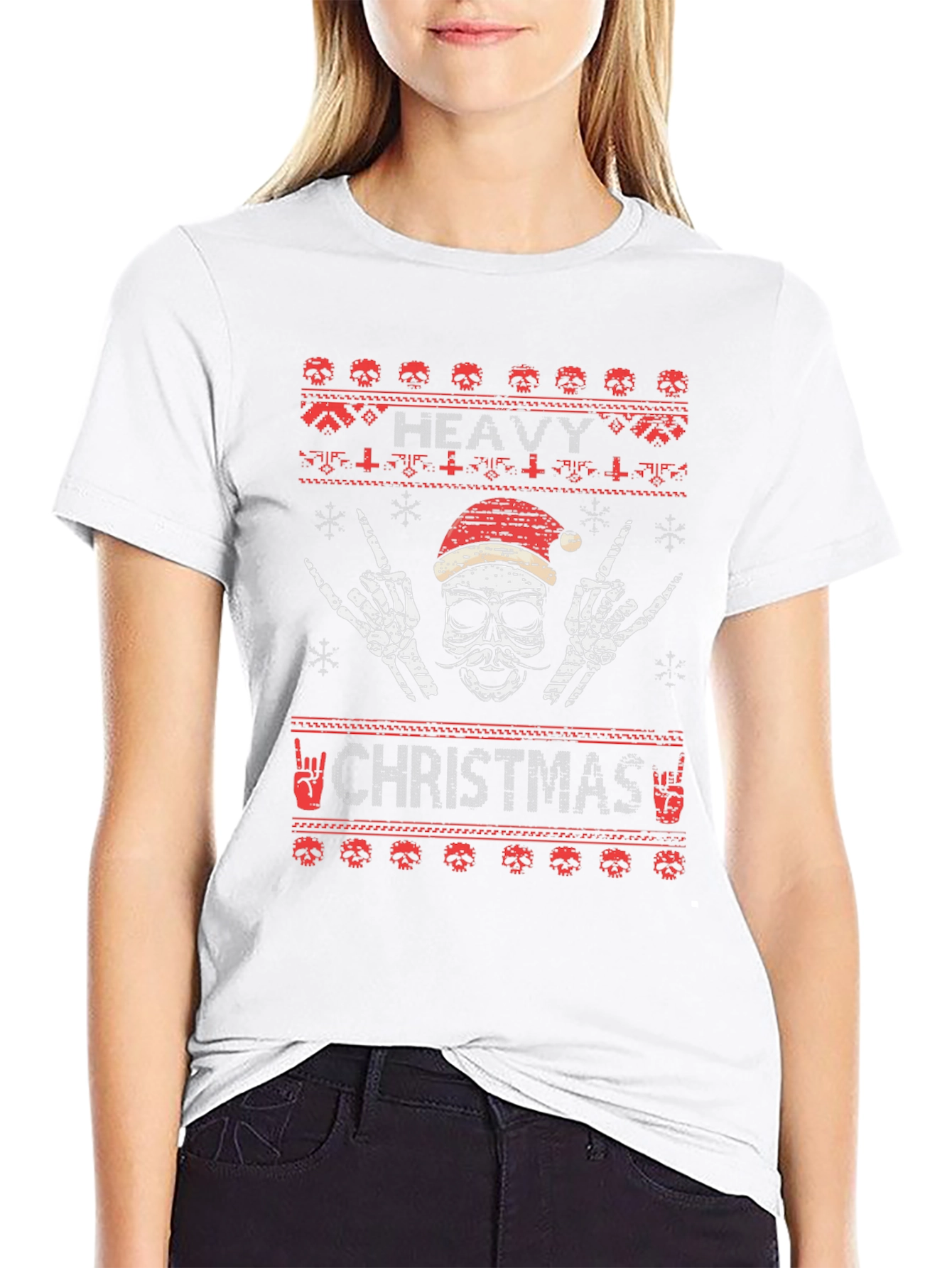 Heavy Metal Christmas Graphic T-Shirt