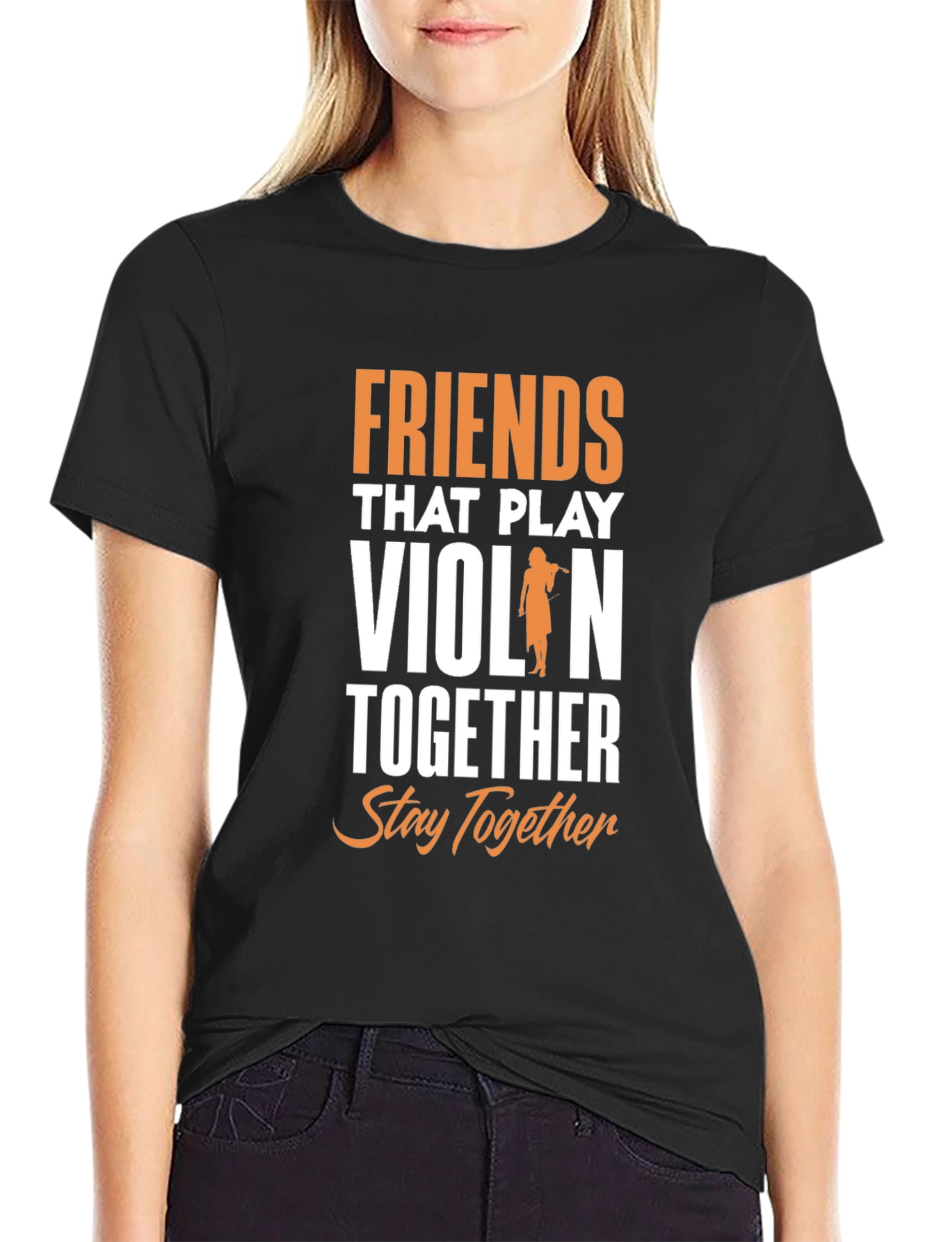 Friends Who Play Violin T-Shirt: Music Lover Tee
