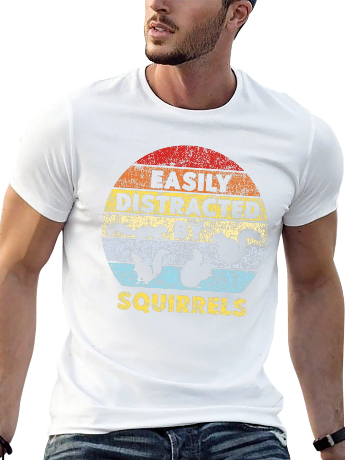 Easily Distracted by Squirrels T-Shirt