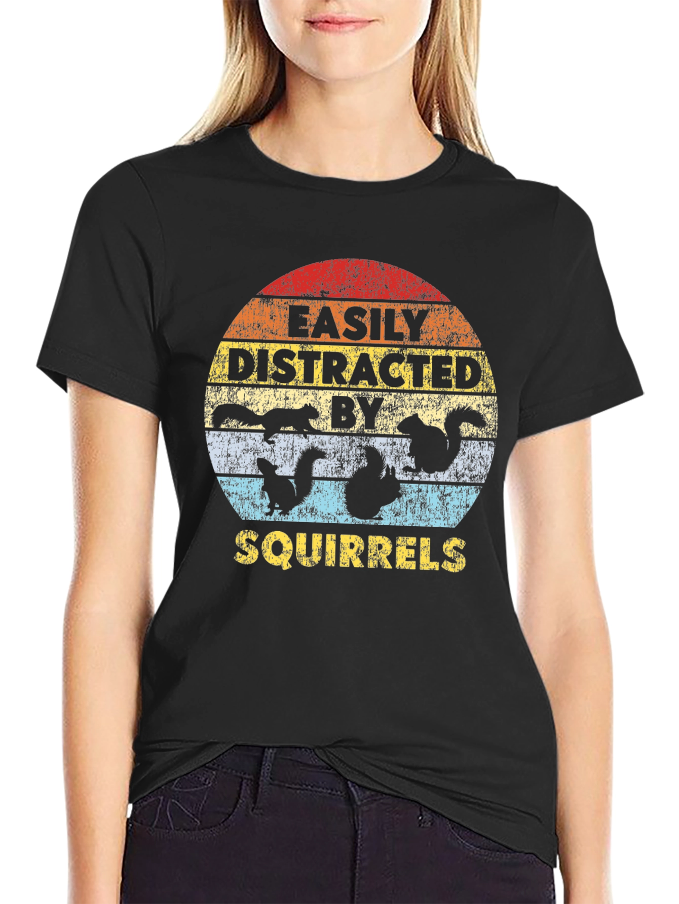 Easily Distracted by Squirrels T-Shirt