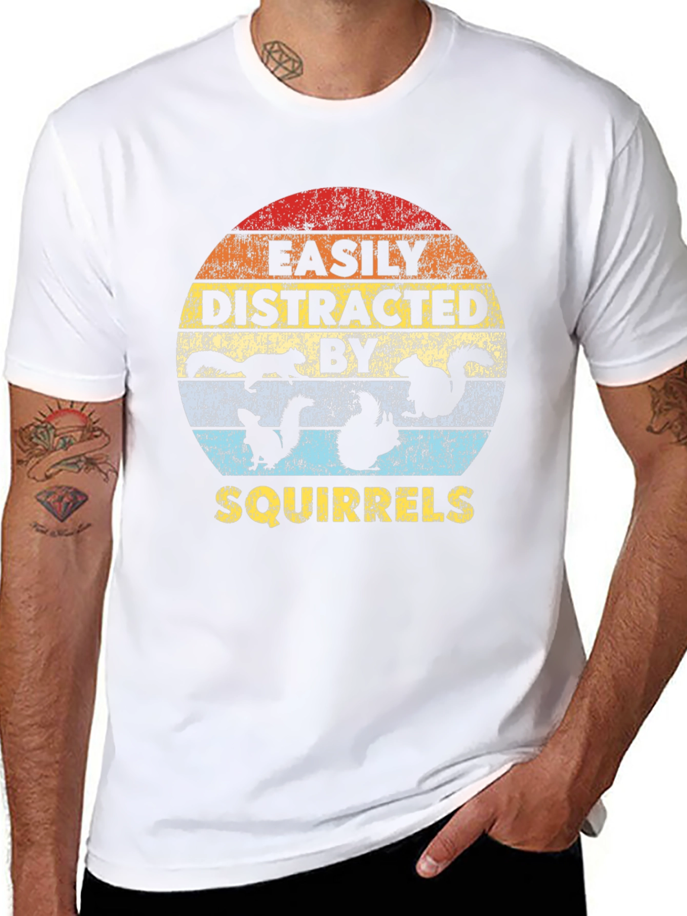 Easily Distracted by Squirrels T-Shirt