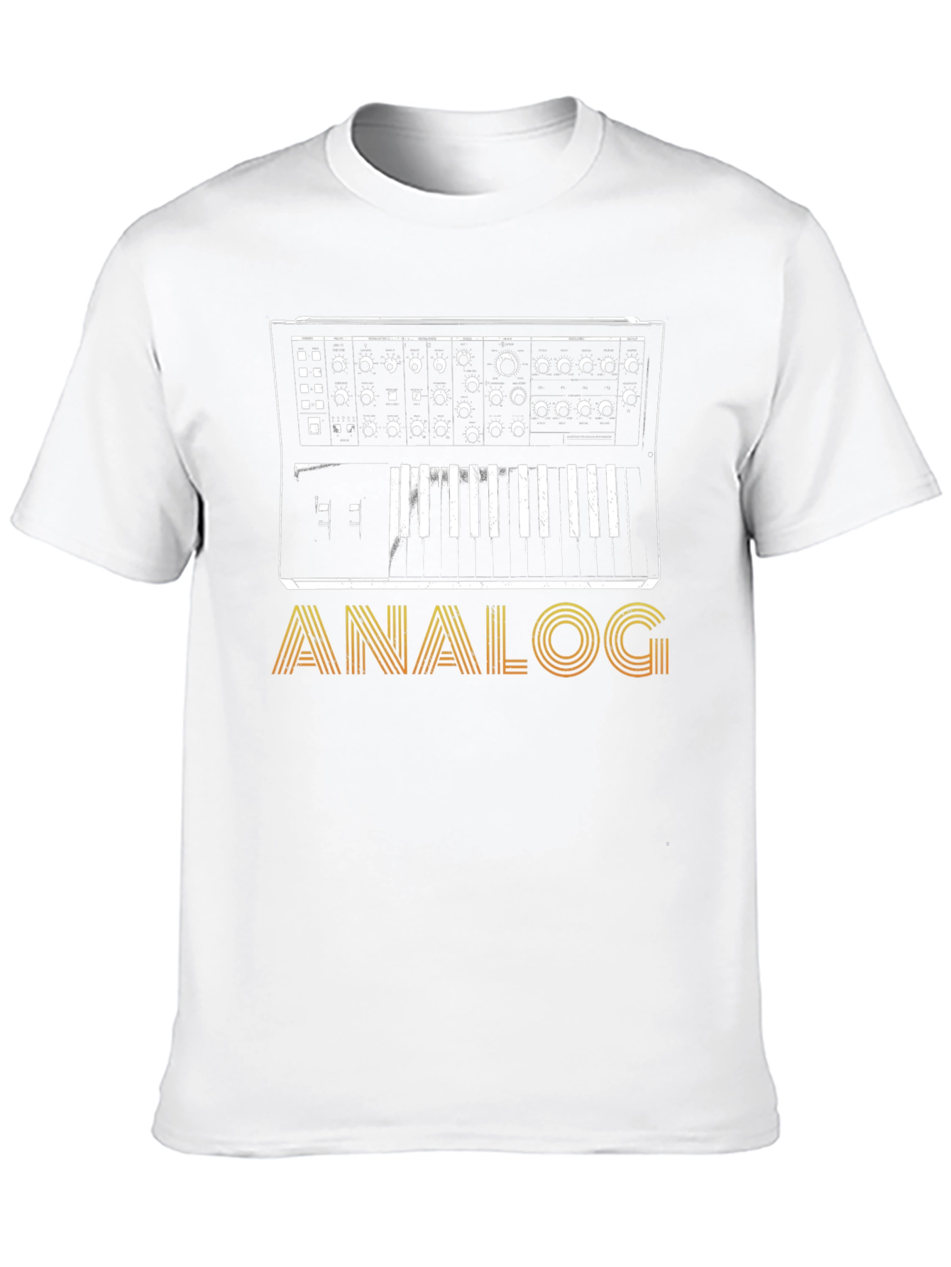 Analog Synthesizer T-Shirt - Music Lover Tee