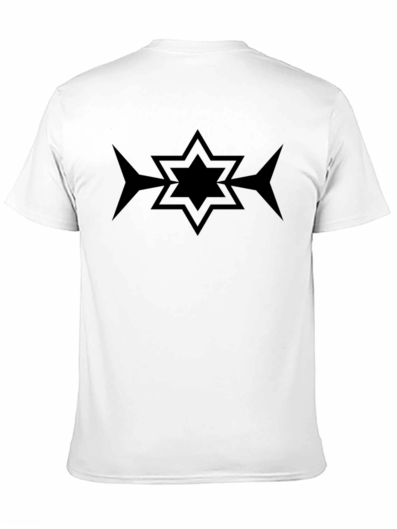 Geometric Star Black T-Shirt