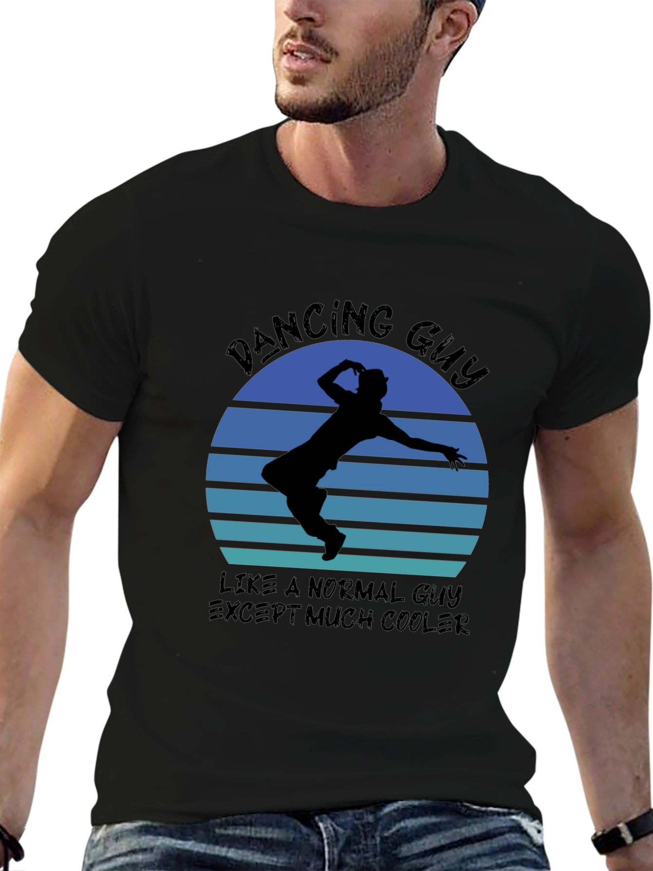 Dancing Guy Graphic Tee - Cool & Comfy Style