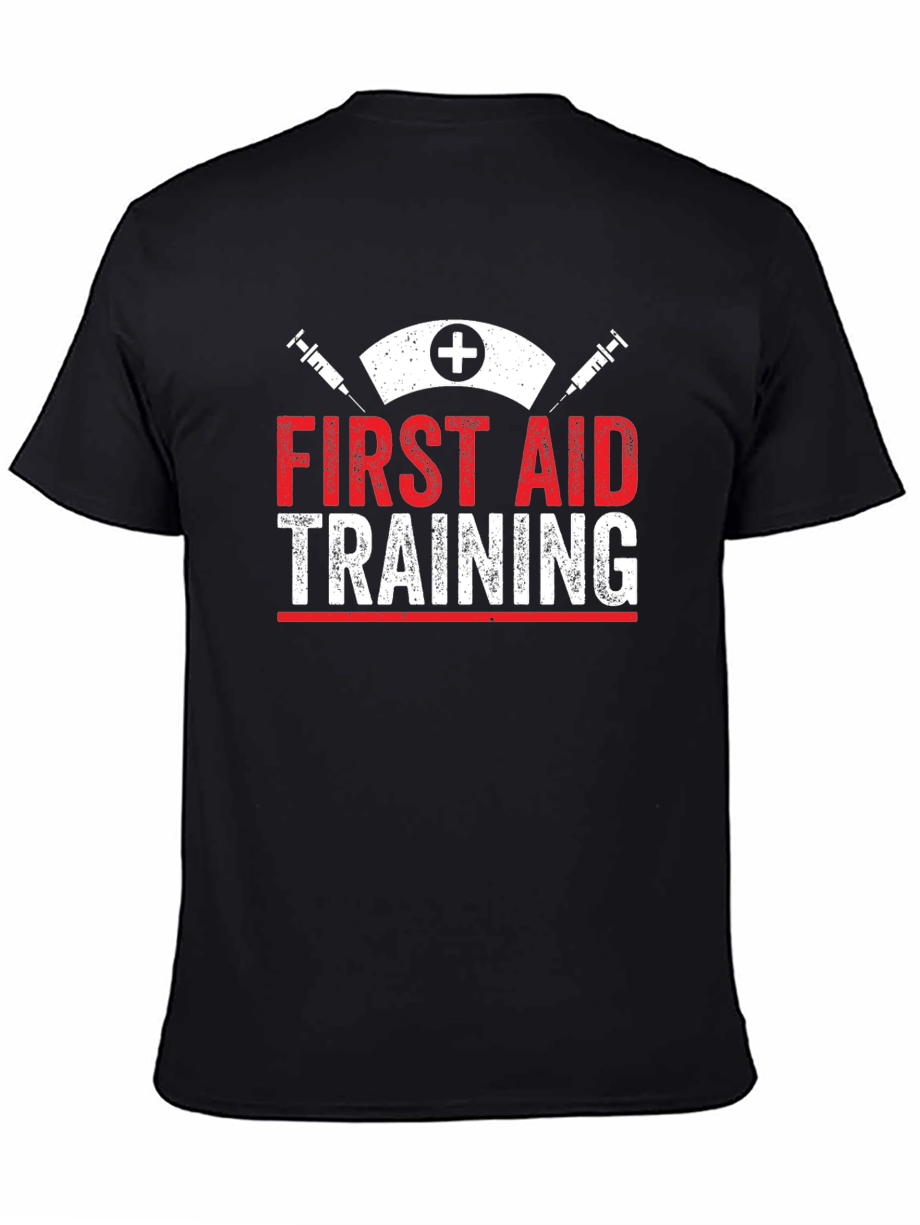 First Aid Training Black T-Shirt