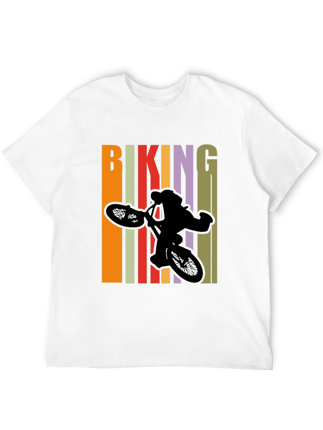 Biking T-Shirt - Retro Style Design