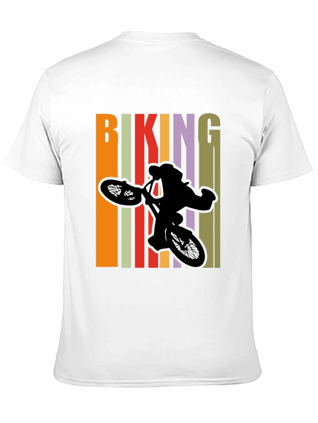 Biking T-Shirt - Retro Style Design