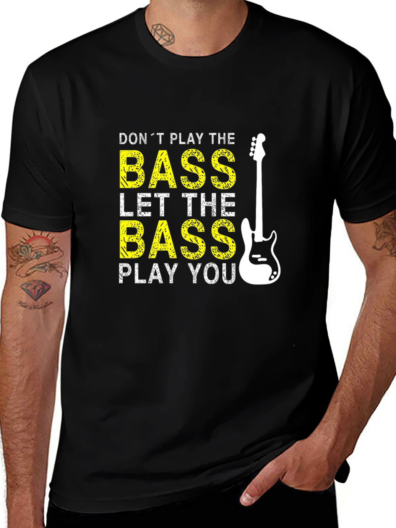 Bass Guitar T-Shirt - Let the Bass Play You