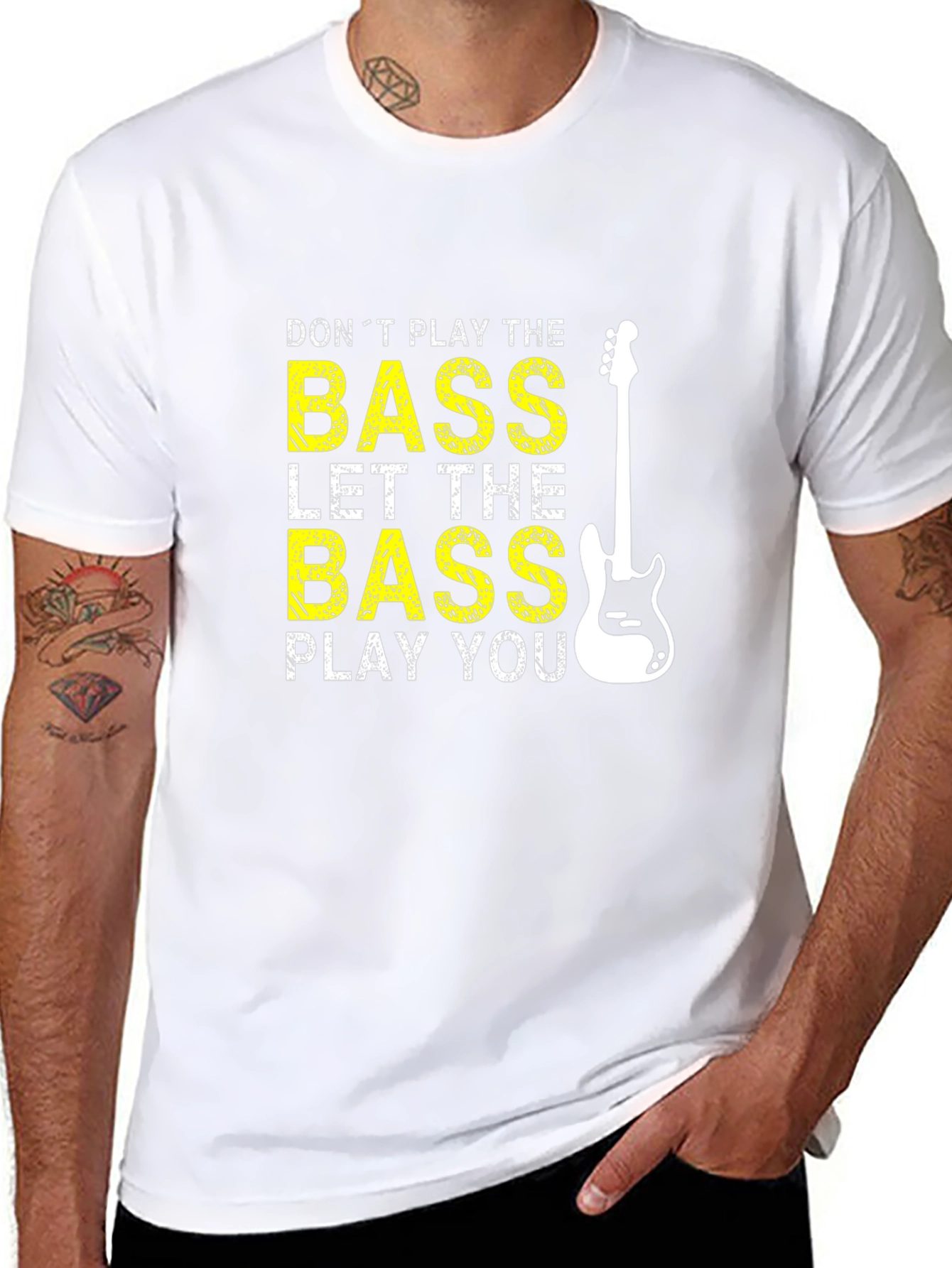 Bass Guitar T-Shirt - Let the Bass Play You