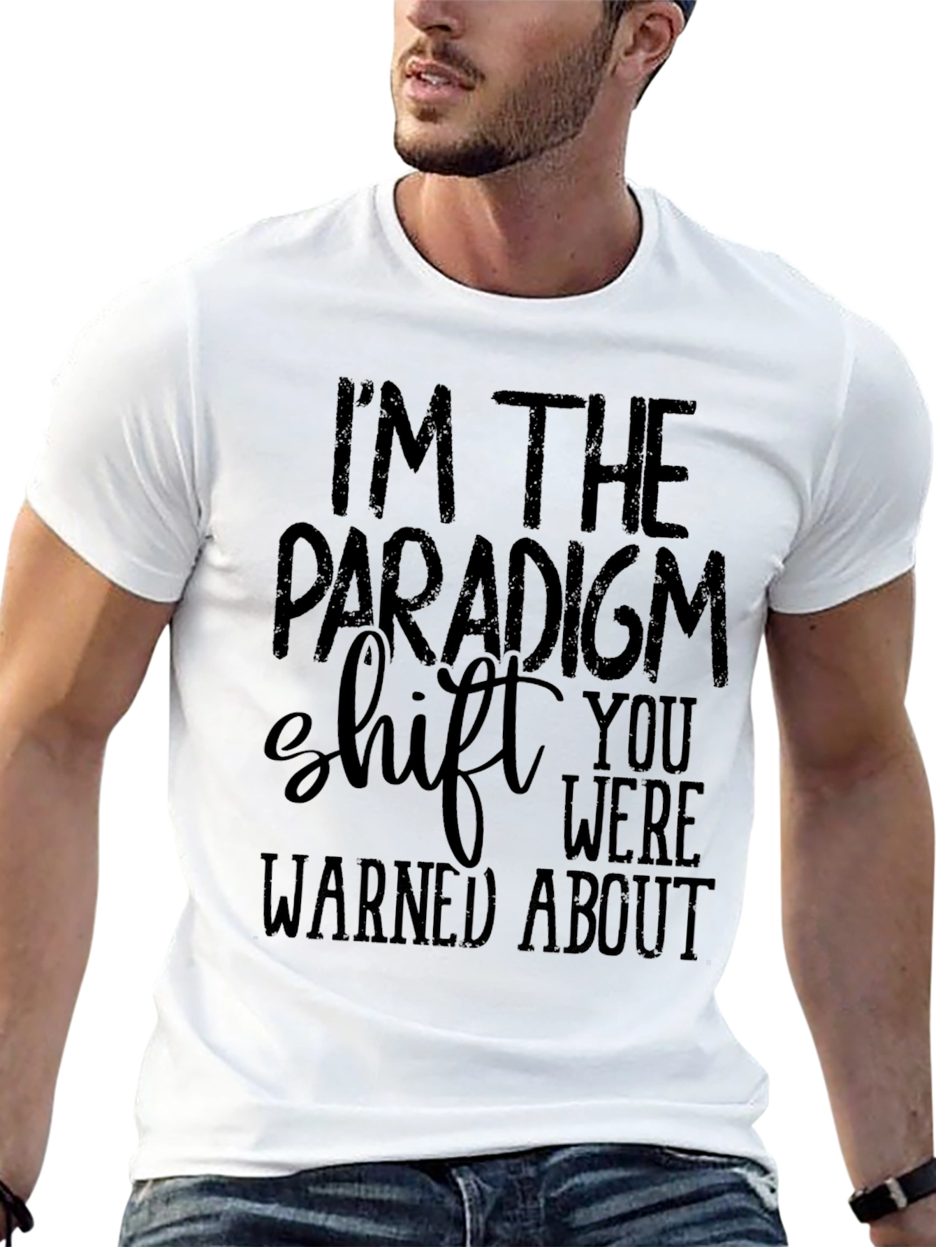 Paradigm Shift Graphic Tee - Mens Funny Slogan T-Shirt