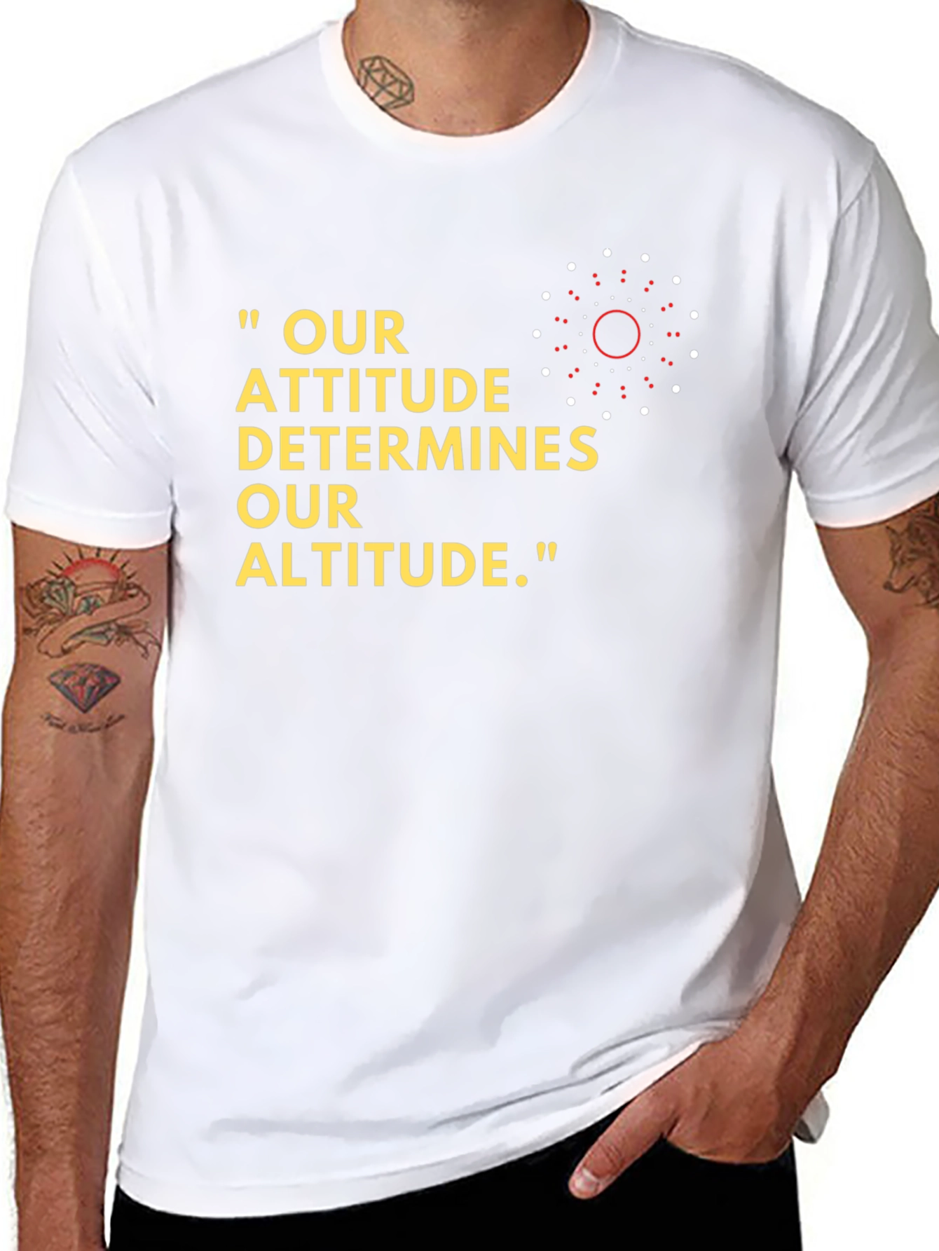 Attitude Altitude Graphic Tee - Motivational T-Shirt