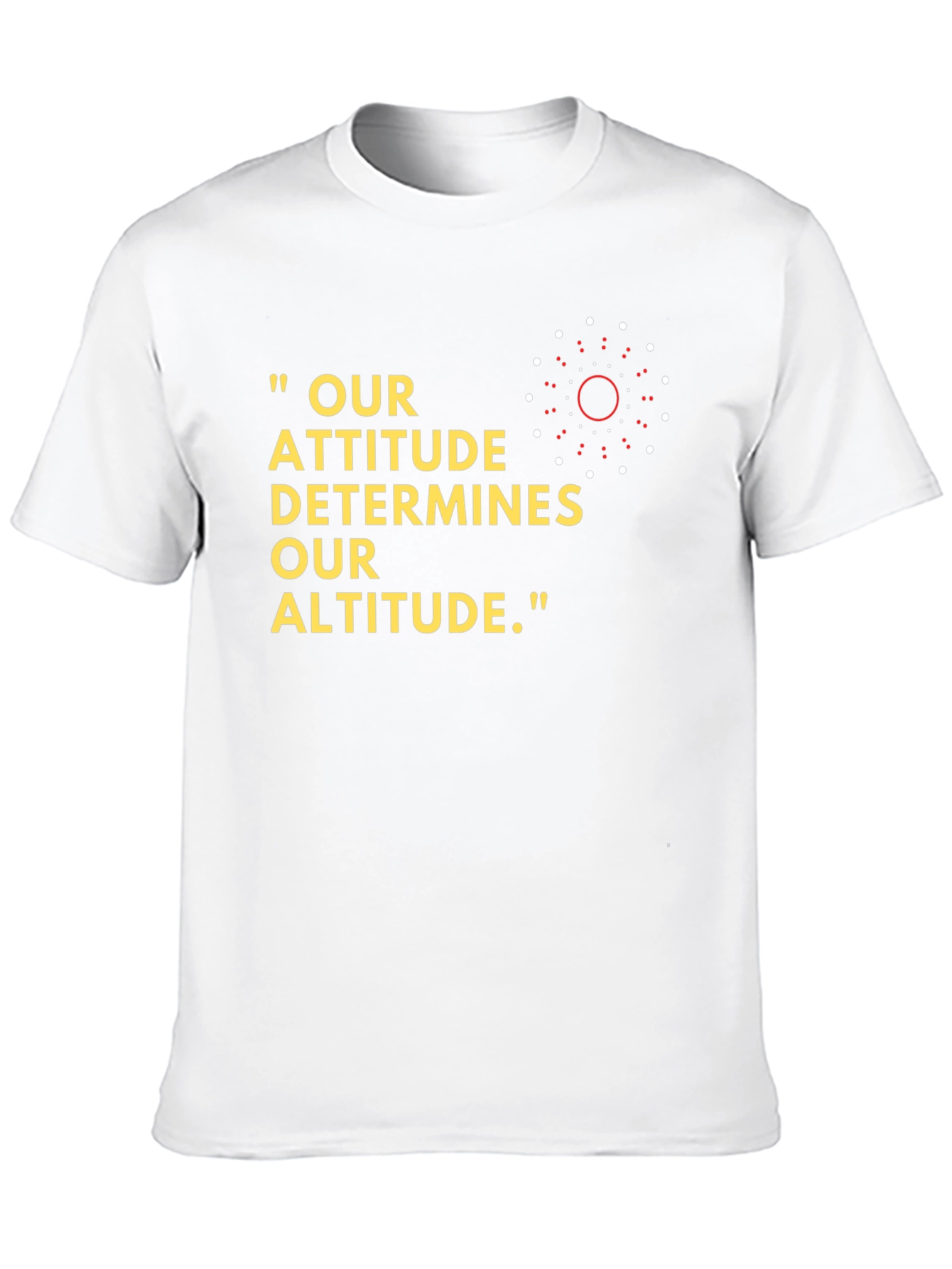 Attitude Altitude Graphic Tee - Motivational T-Shirt