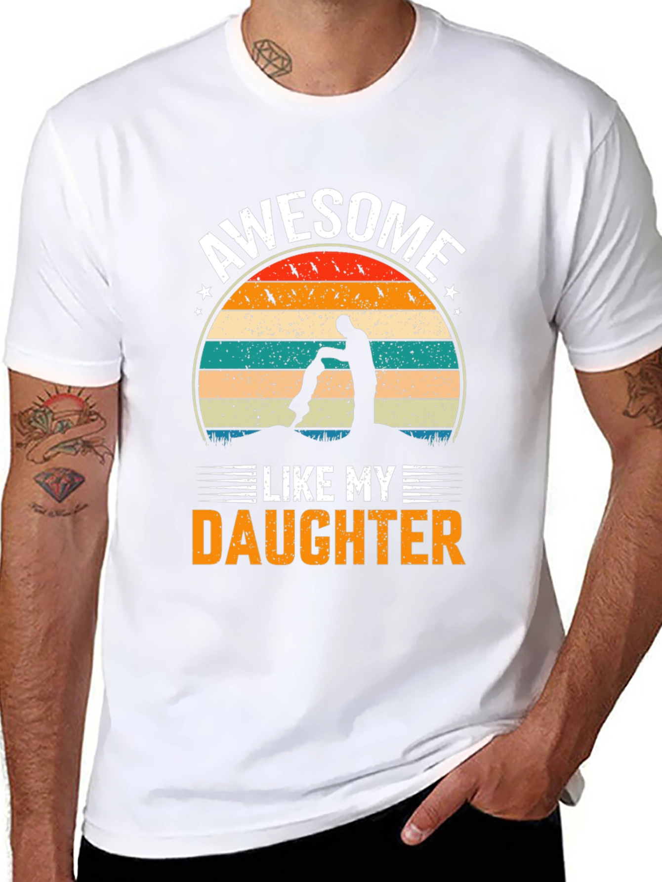 Awesome Like My Daughter Graphic T-Shirt