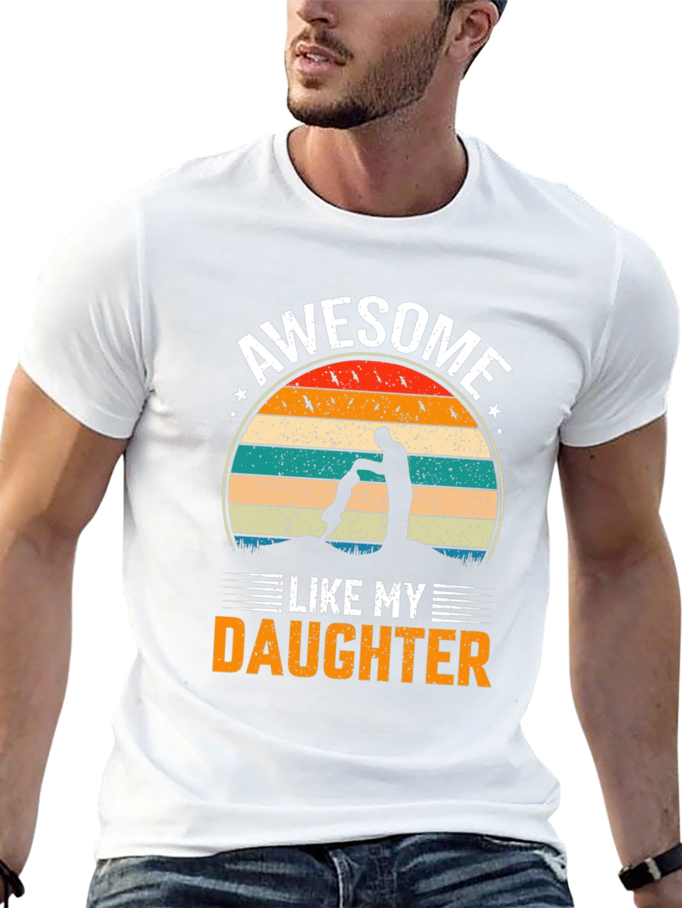 Awesome Like My Daughter Graphic T-Shirt