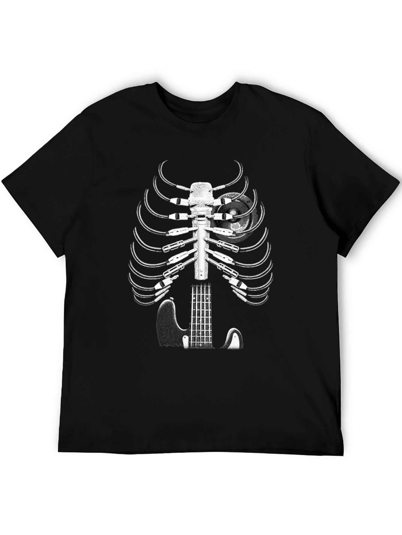Music Skeleton T-Shirt: Rock Out in Style