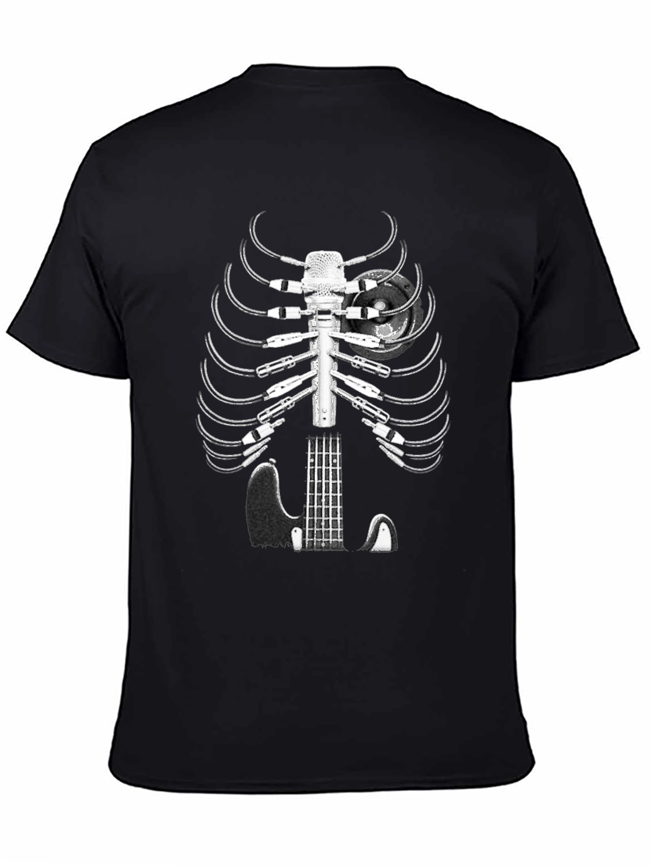Music Skeleton T-Shirt: Rock Out in Style