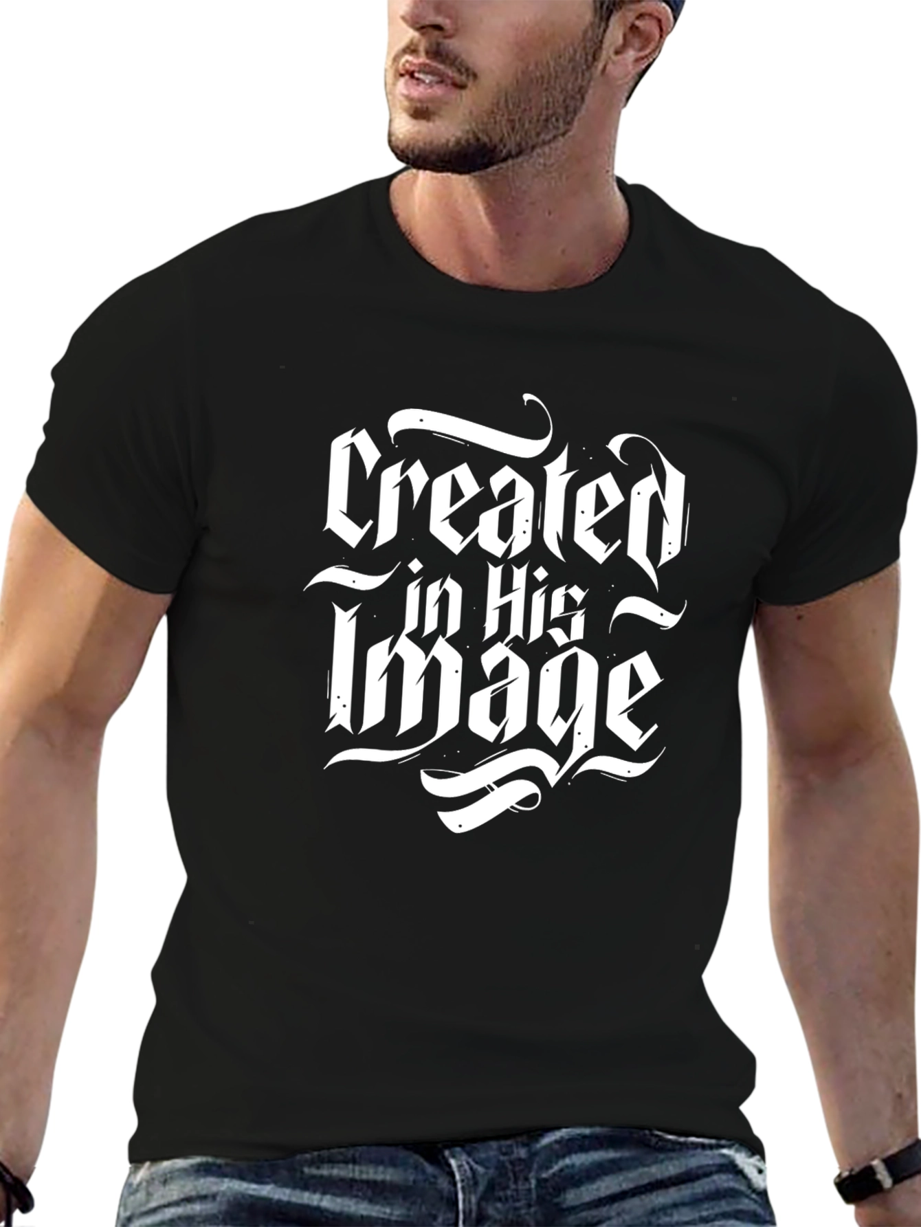 Created in His Image Graphic T-Shirt