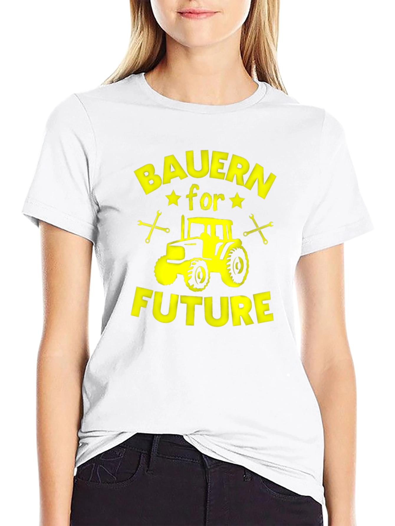 Bauern for Future Black Cotton Graphic Tee